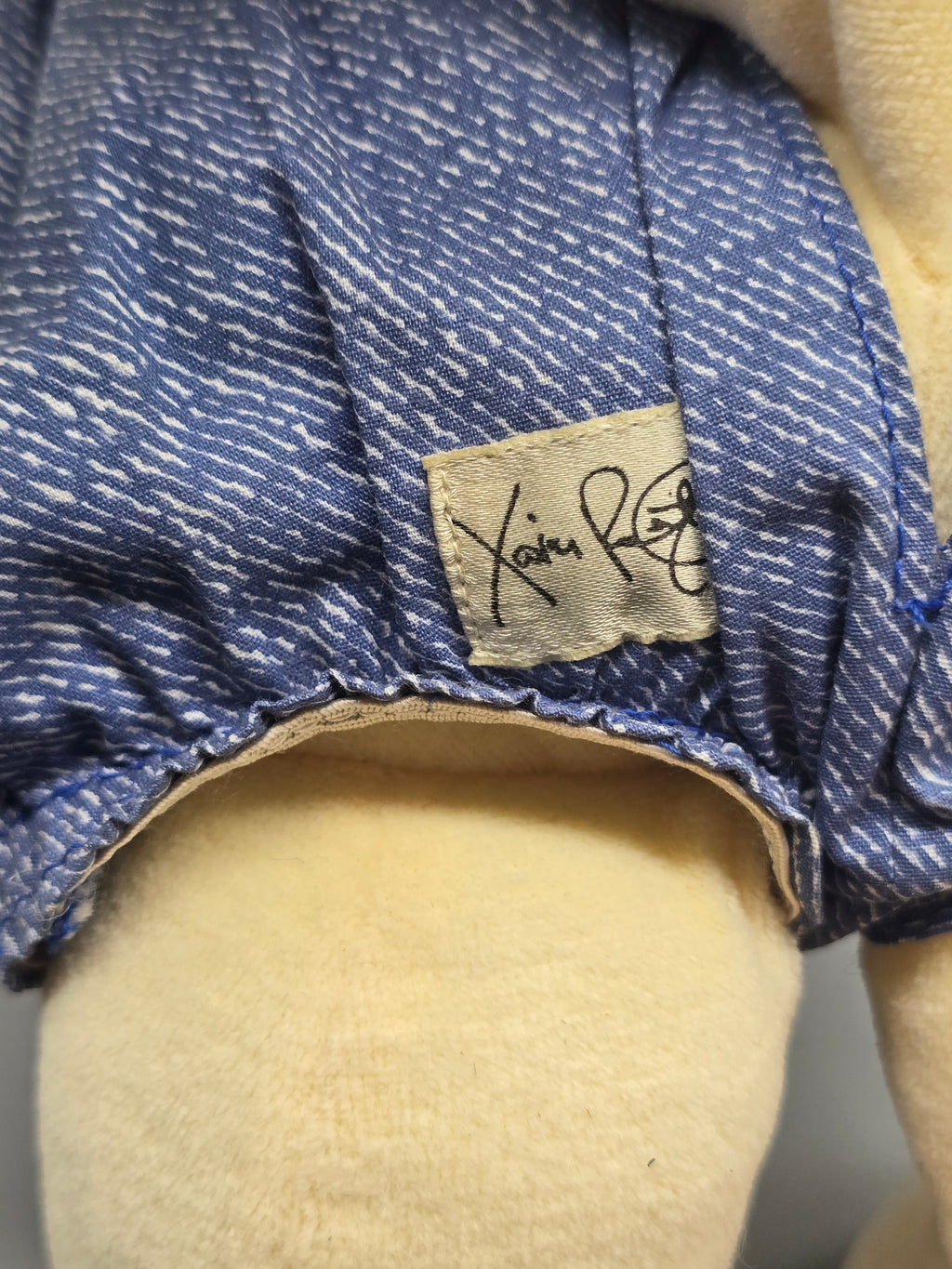 Vintage 1984 Cabbage Patch Kids Koosas Puppy Dog Plush – Xavier Roberts – Original Overalls