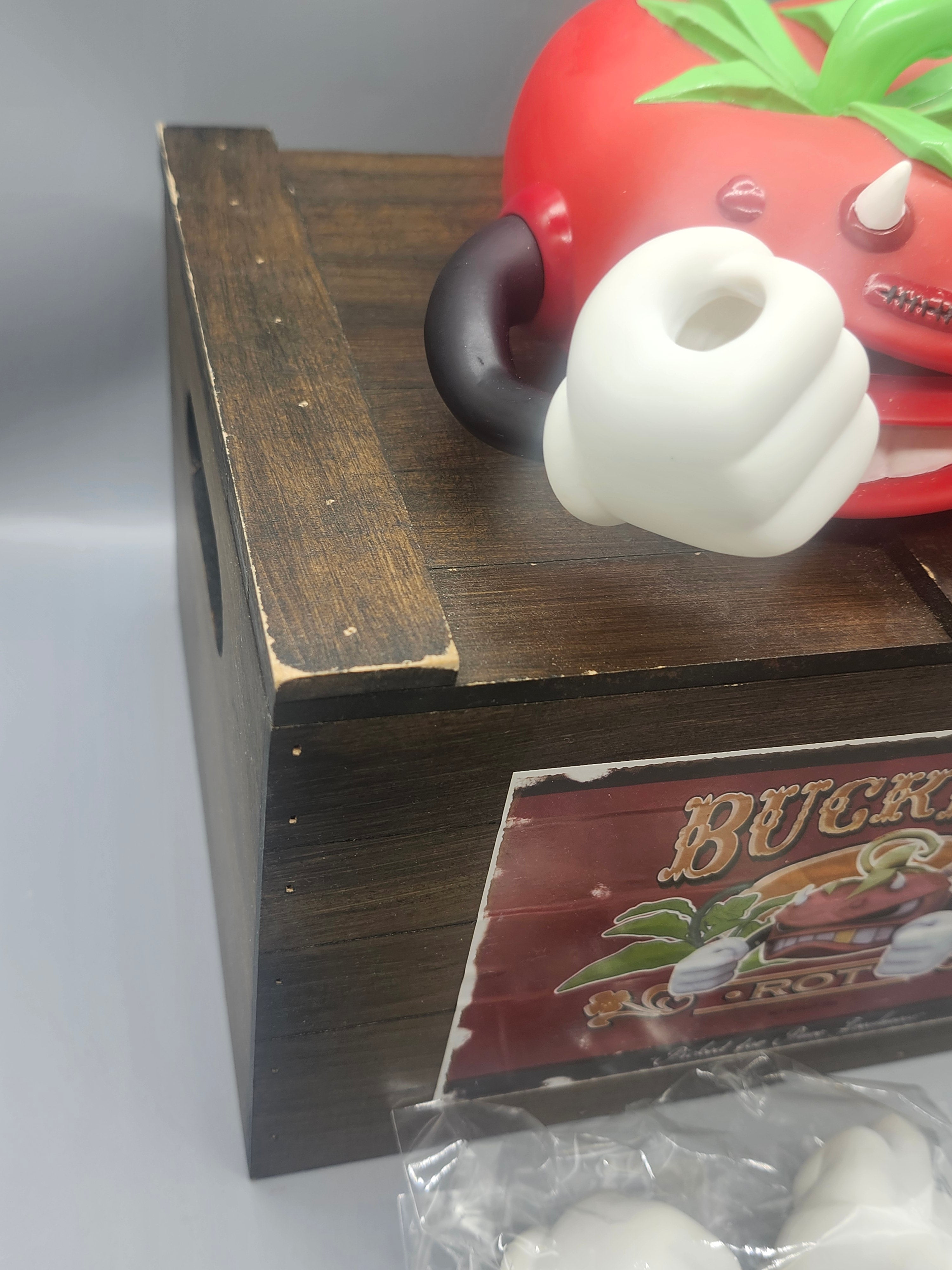 Buckeye Rot Killer Tomato Vinyl Art Toy Figure w/ Box & Accessories