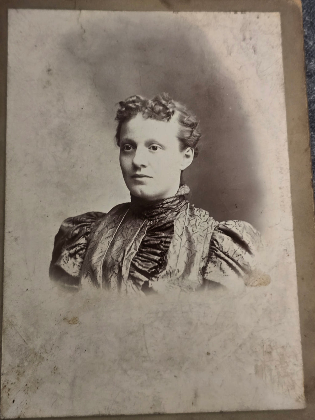Lot of 6 Antique Victorian Cabinet Cards & Early Portrait Photographs c.1880s-1900s Buffalo NY