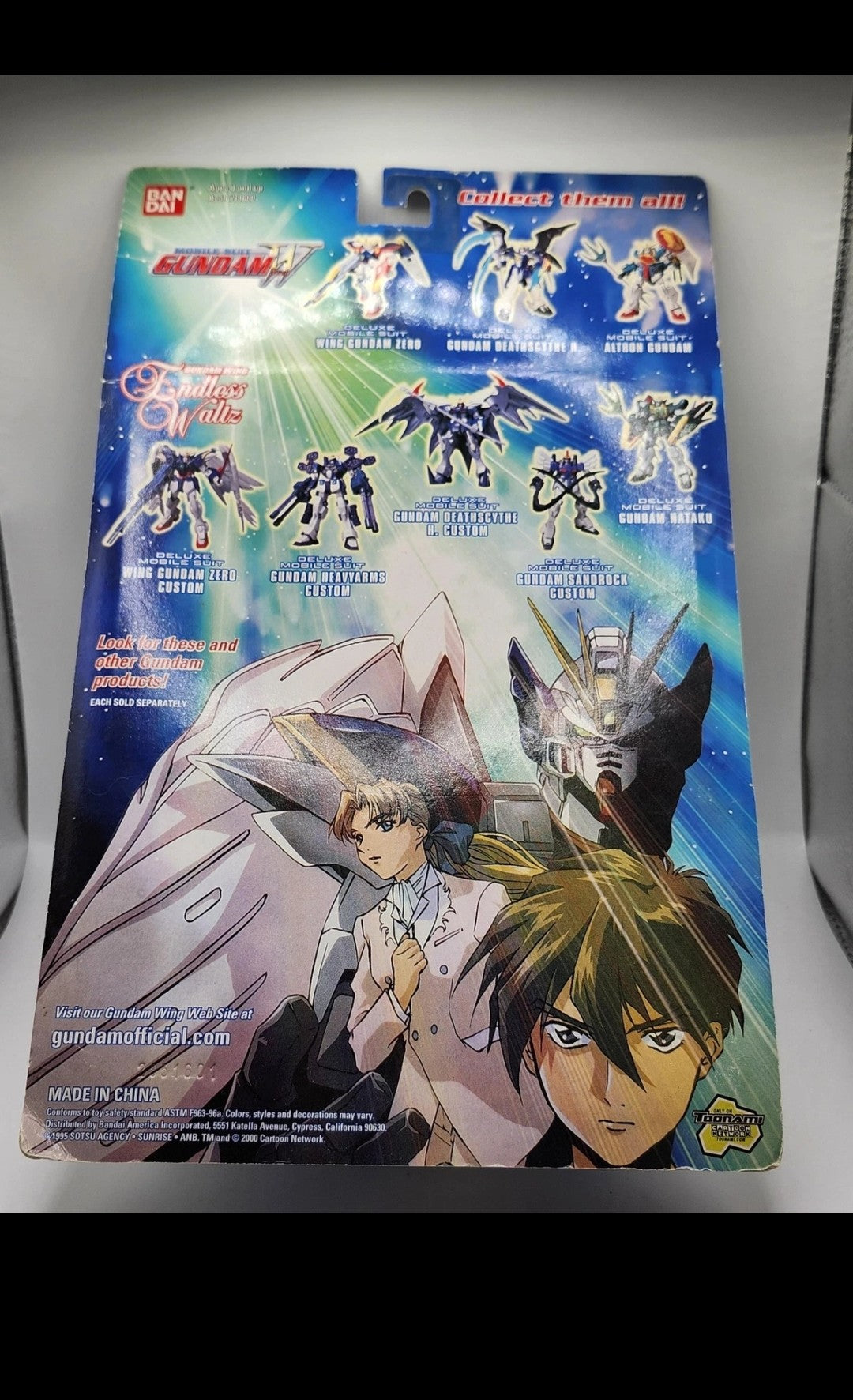 Vintage Bandai Gundam Wing Endless Waltz Gundam Nataku Deluxe Action Figure