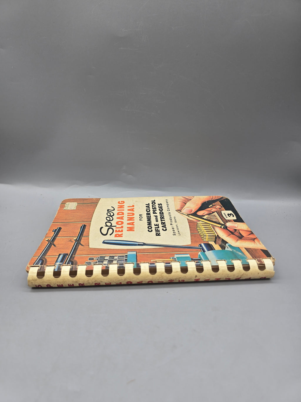 Vintage 1959 Speer Reloading Manual No. 3 Rifle & Pistol Cartridges