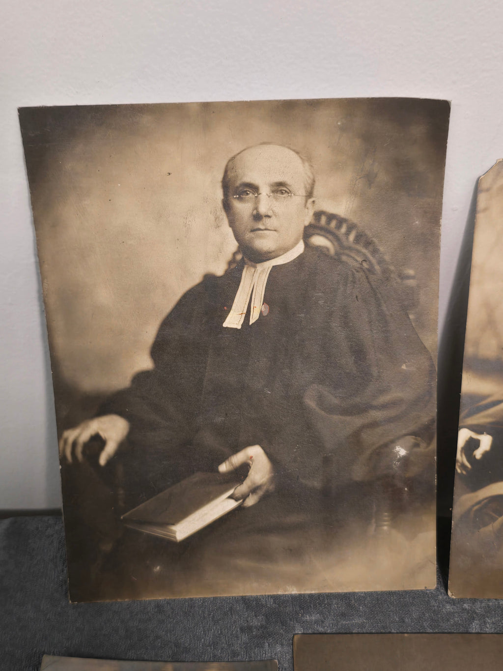 Lot of 7 Antique Cabinet Cards & Vintage Portrait Photographs Buffalo Foto Factory Buffalo NY Family Collection