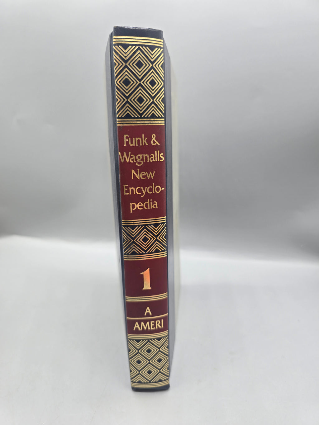 Funk & Wagnalls New Encyclopedia Vintage Hardcover Volume w/ Original Brochure