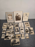 Lot of 22 Vintage Black & White Family Photographs Portraits Baby Photos Snapshots 1920s-1950s