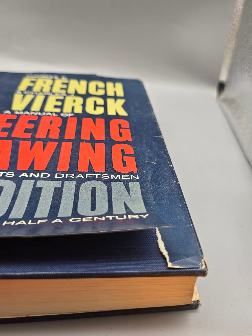 1960 A Manual of Engineering Drawing 9th Edition French & Vierck Hc Book