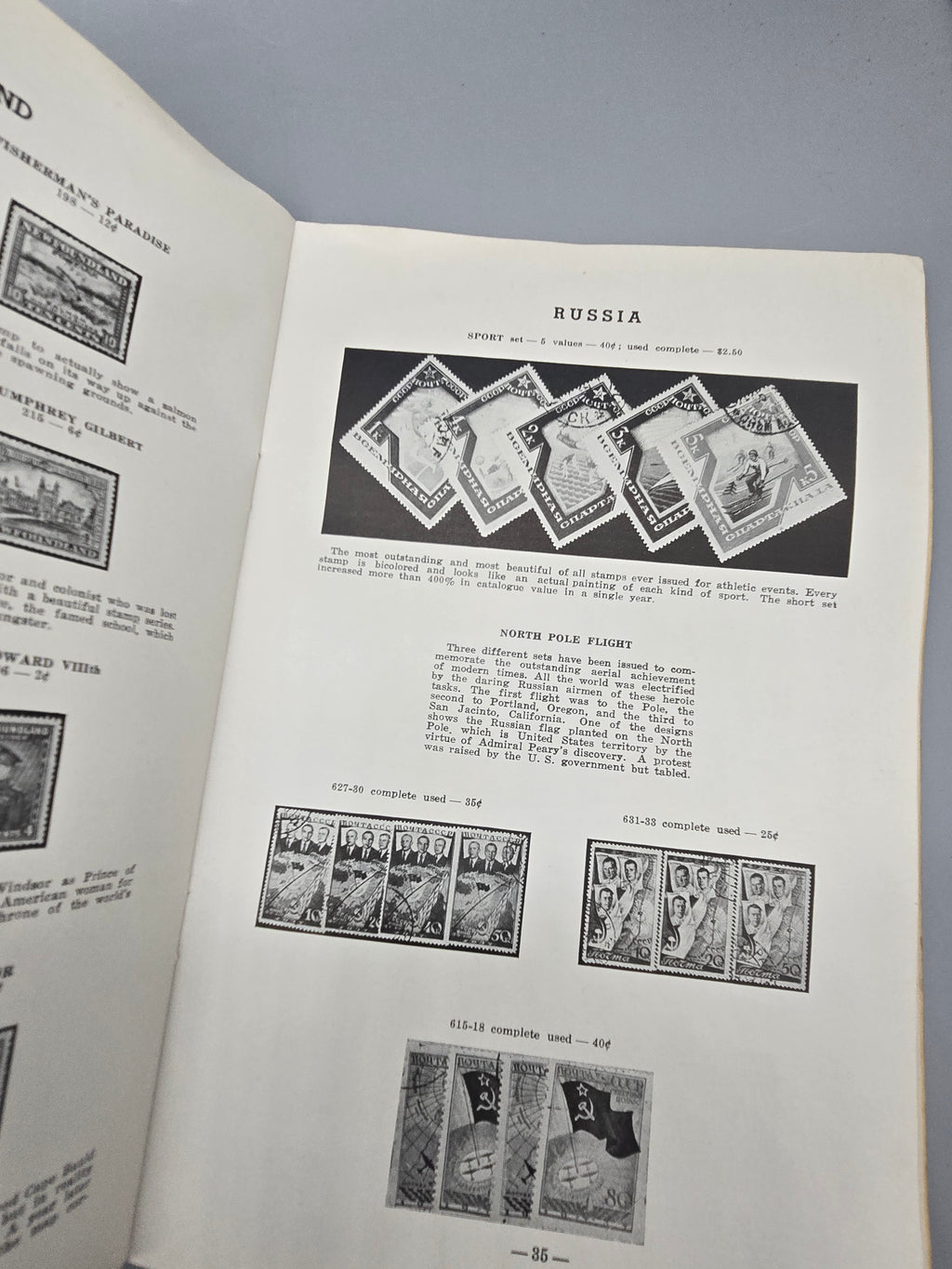 1939 Globus Stamp Co. “Famous Stamps and Their Stories” Vintage Booklet