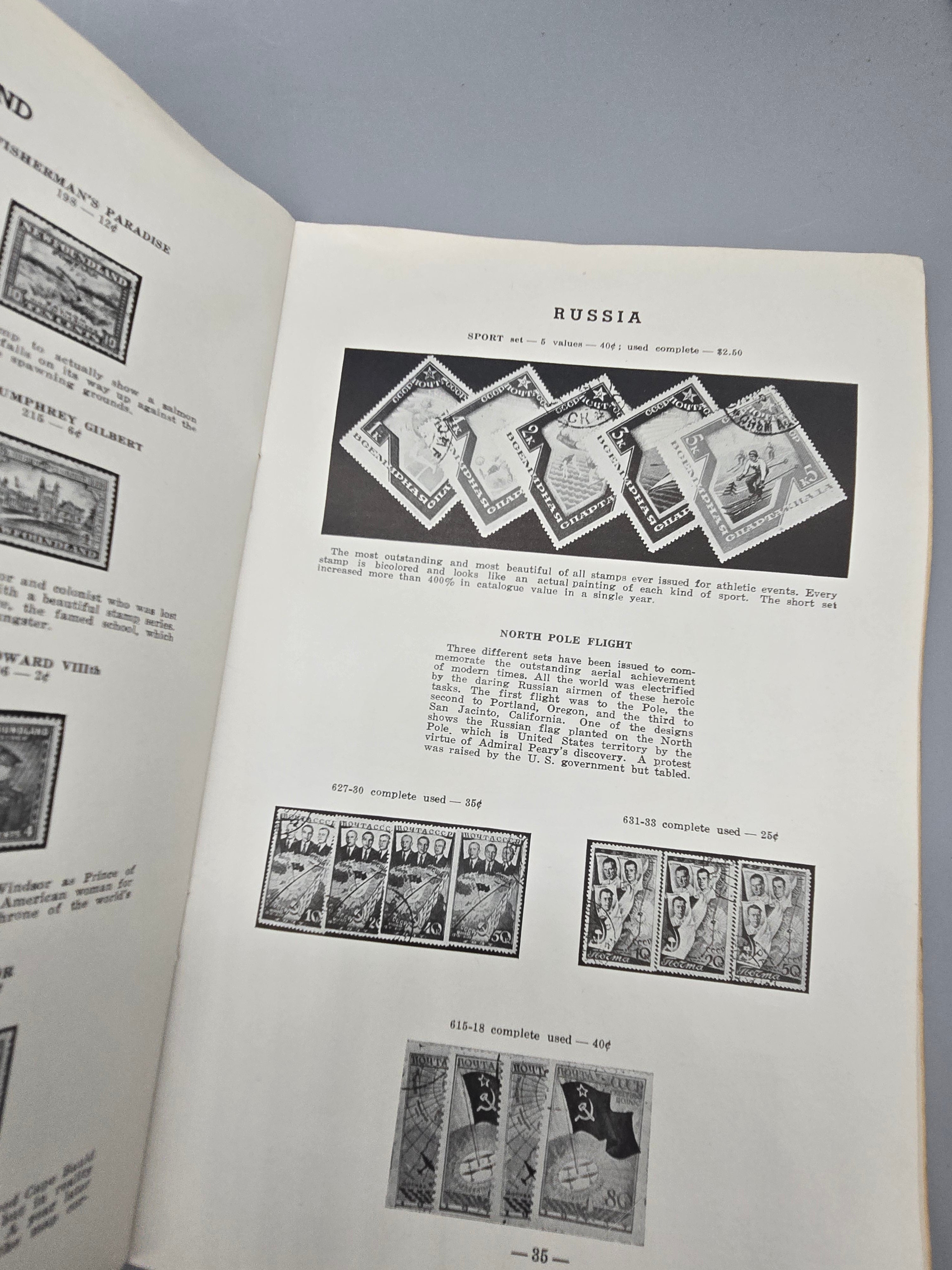 1939 Globus Stamp Co. “Famous Stamps and Their Stories” Vintage Booklet