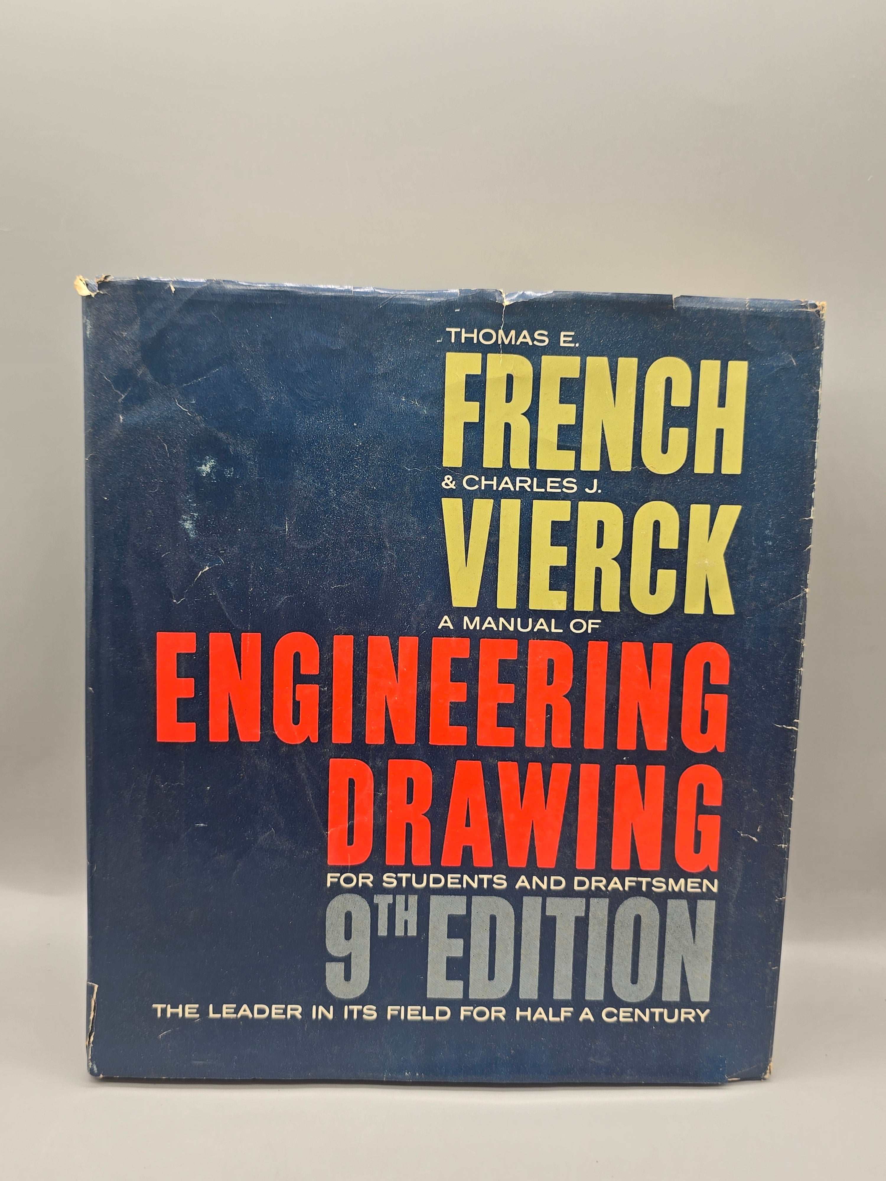 1960 A Manual of Engineering Drawing 9th Edition French & Vierck Hc Book