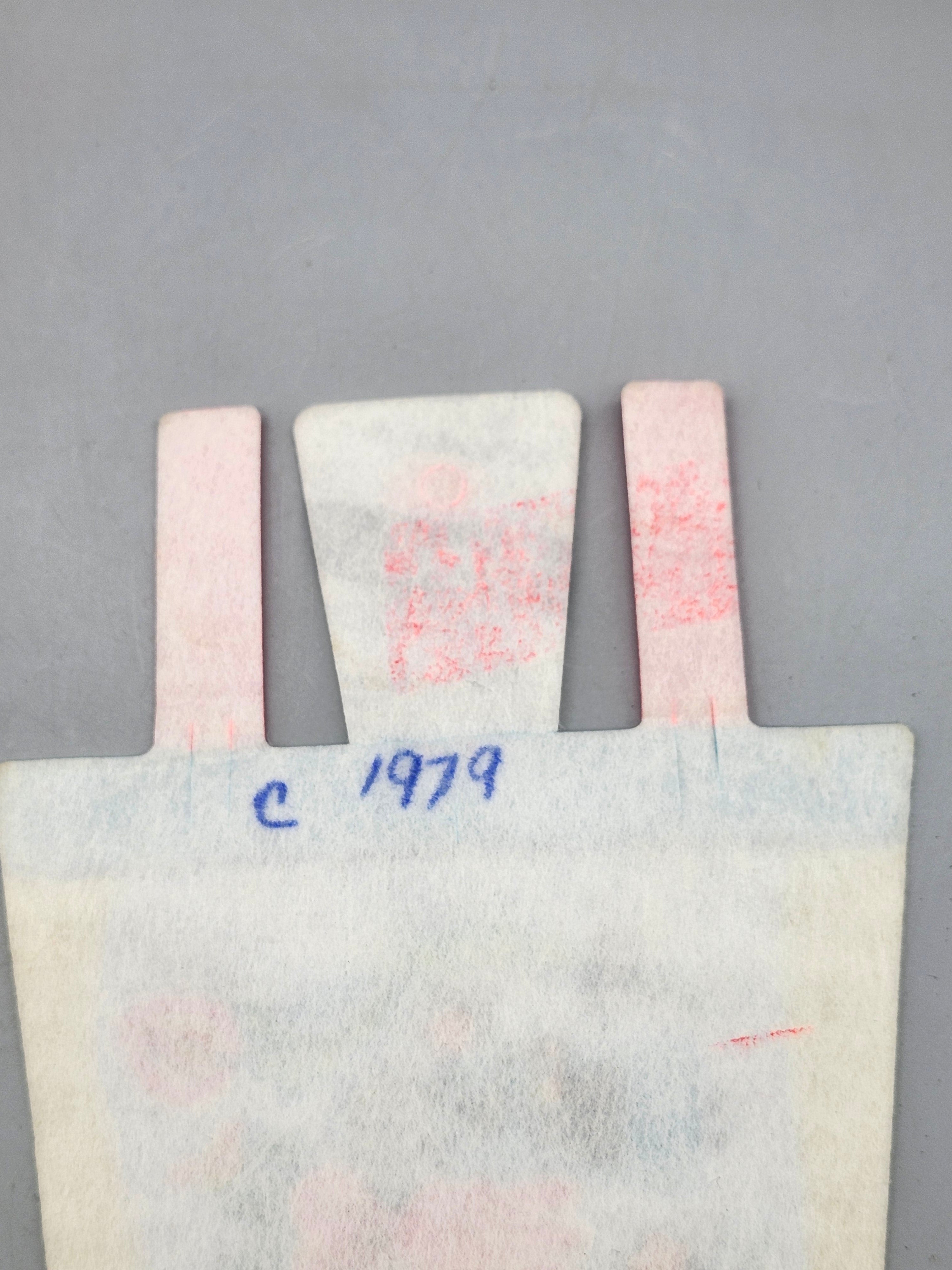 Vintage 1979 Amish Country Felt Pennant 14" Souvenir Pennsylvania Dutch