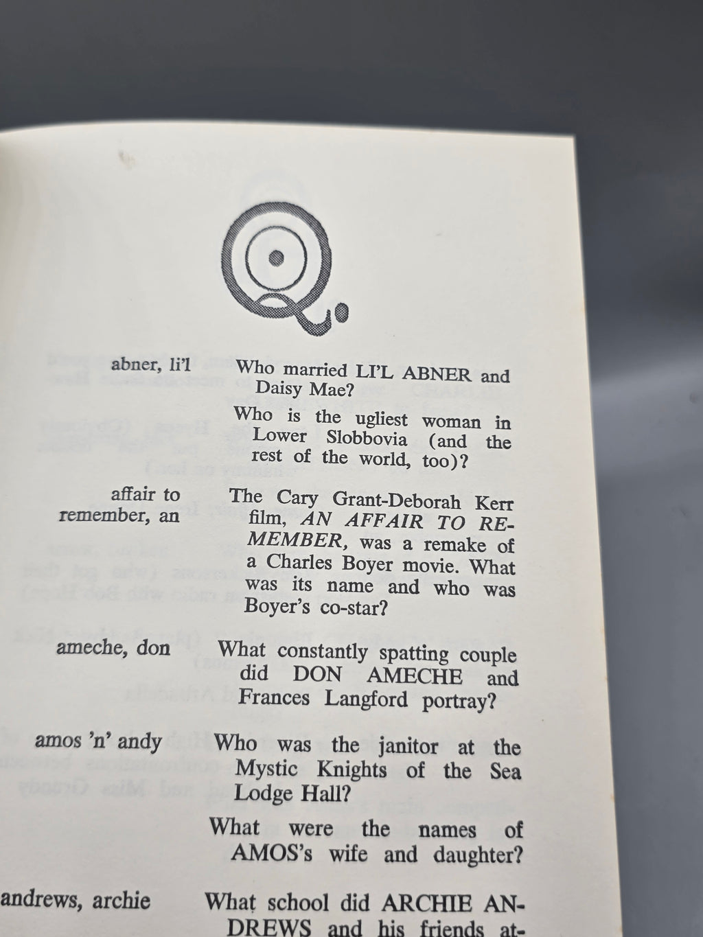 1966 Trivia & More Trivia by Carlinsky & Goodgold Vintage Nostalgia Book