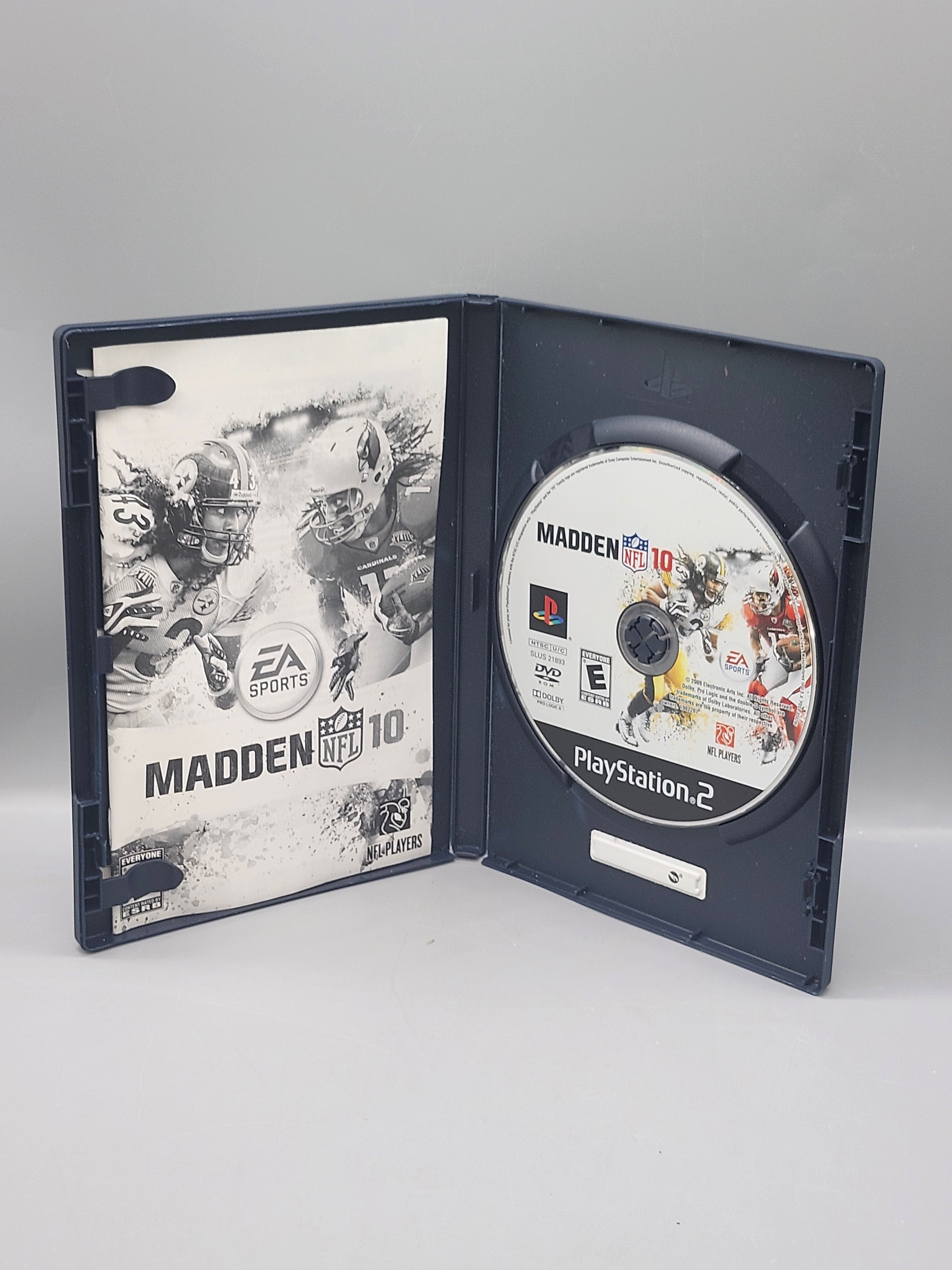 Madden NFL 10 Sony PlayStation 2 PS2 Complete CIB Tested Football Game