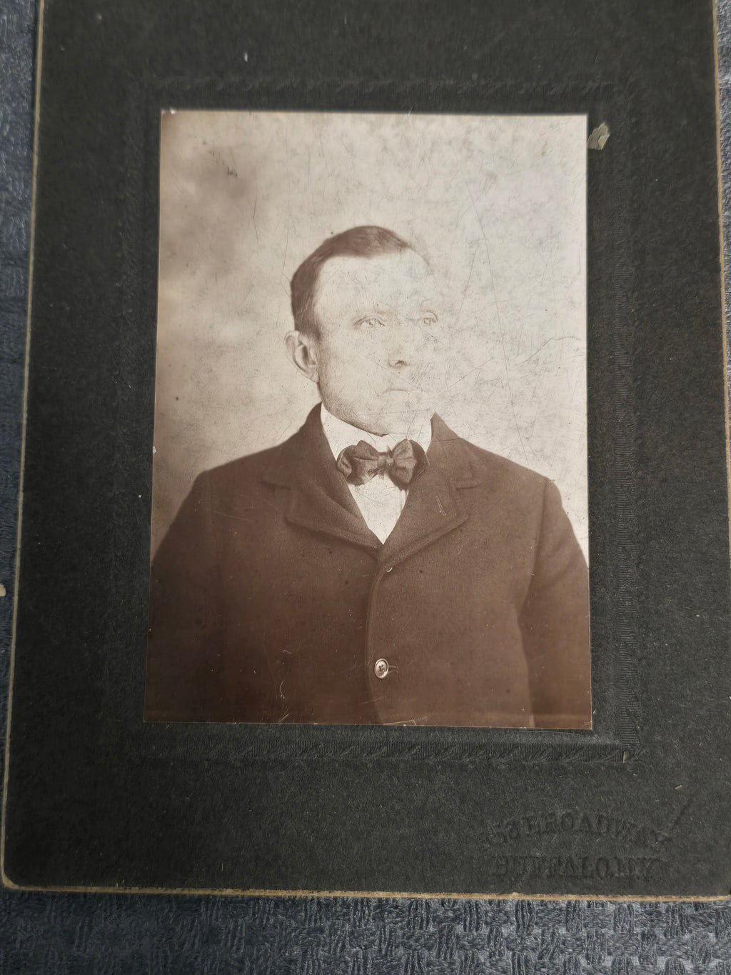 Lot of 7 Antique Cabinet Cards & Vintage Portrait Photographs Buffalo Foto Factory Buffalo NY Family Collection