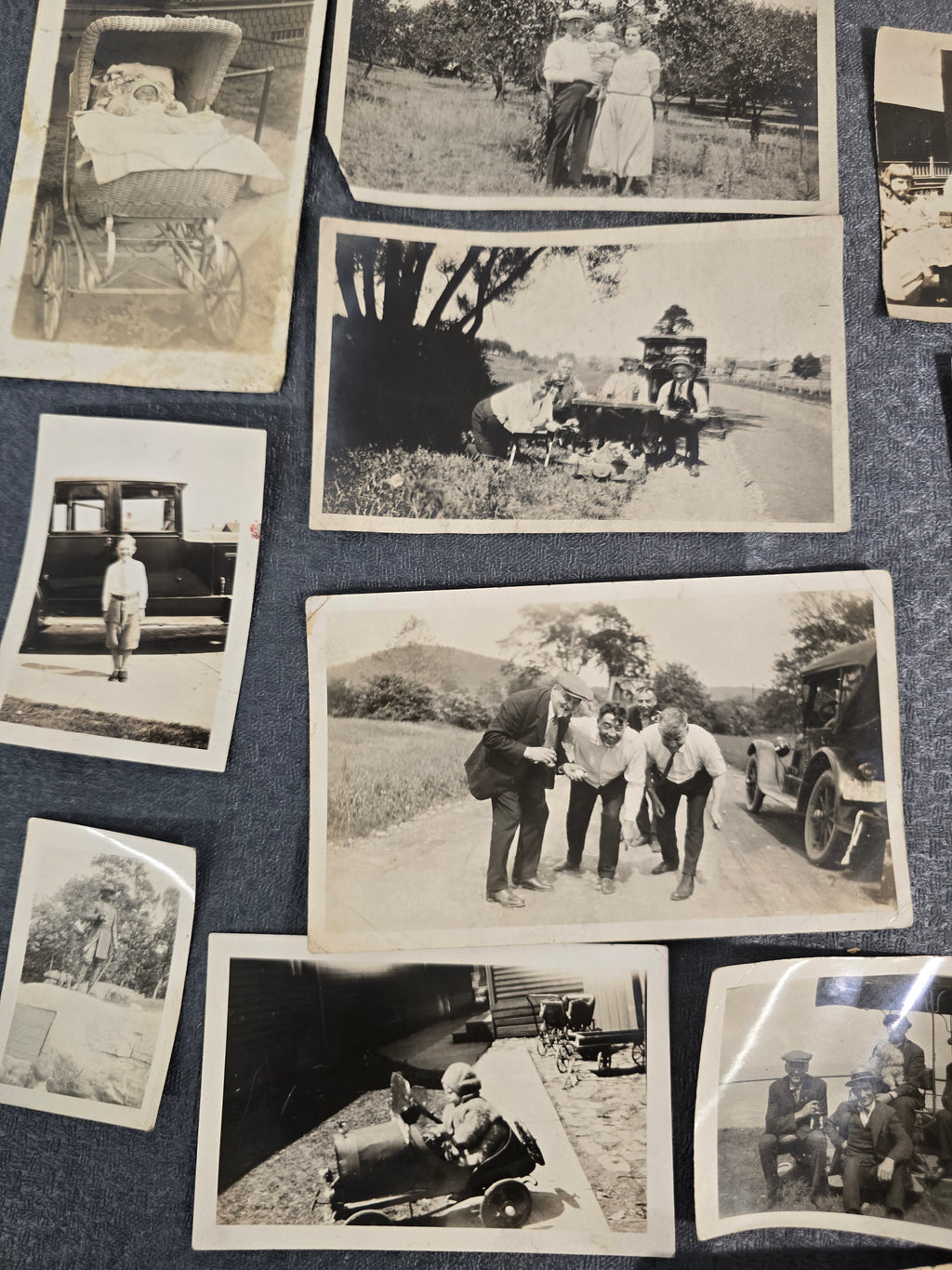 Lot of 22 Vintage Black & White Family Photographs Portraits Baby Photos Snapshots 1920s-1950s