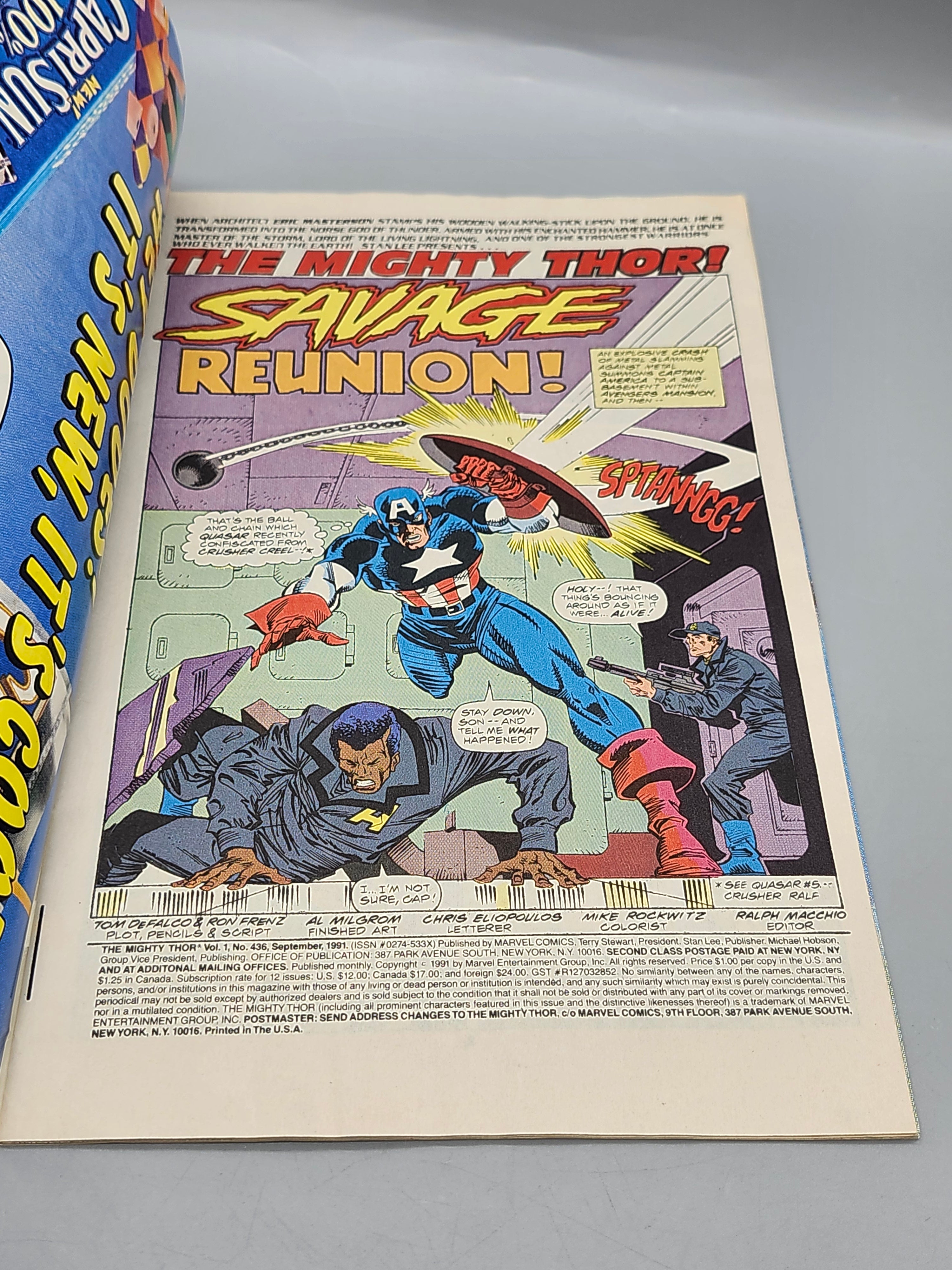 The Mighty Thor #436 (1991) – Absorbing Man & Titania – Marvel Comics