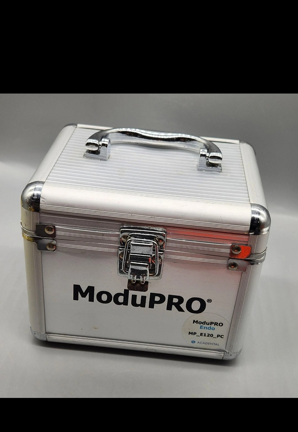 Acadental ModuPRO Endo Typodont MP_E120_PC Dental Silver Carrier Tray Case Mode
