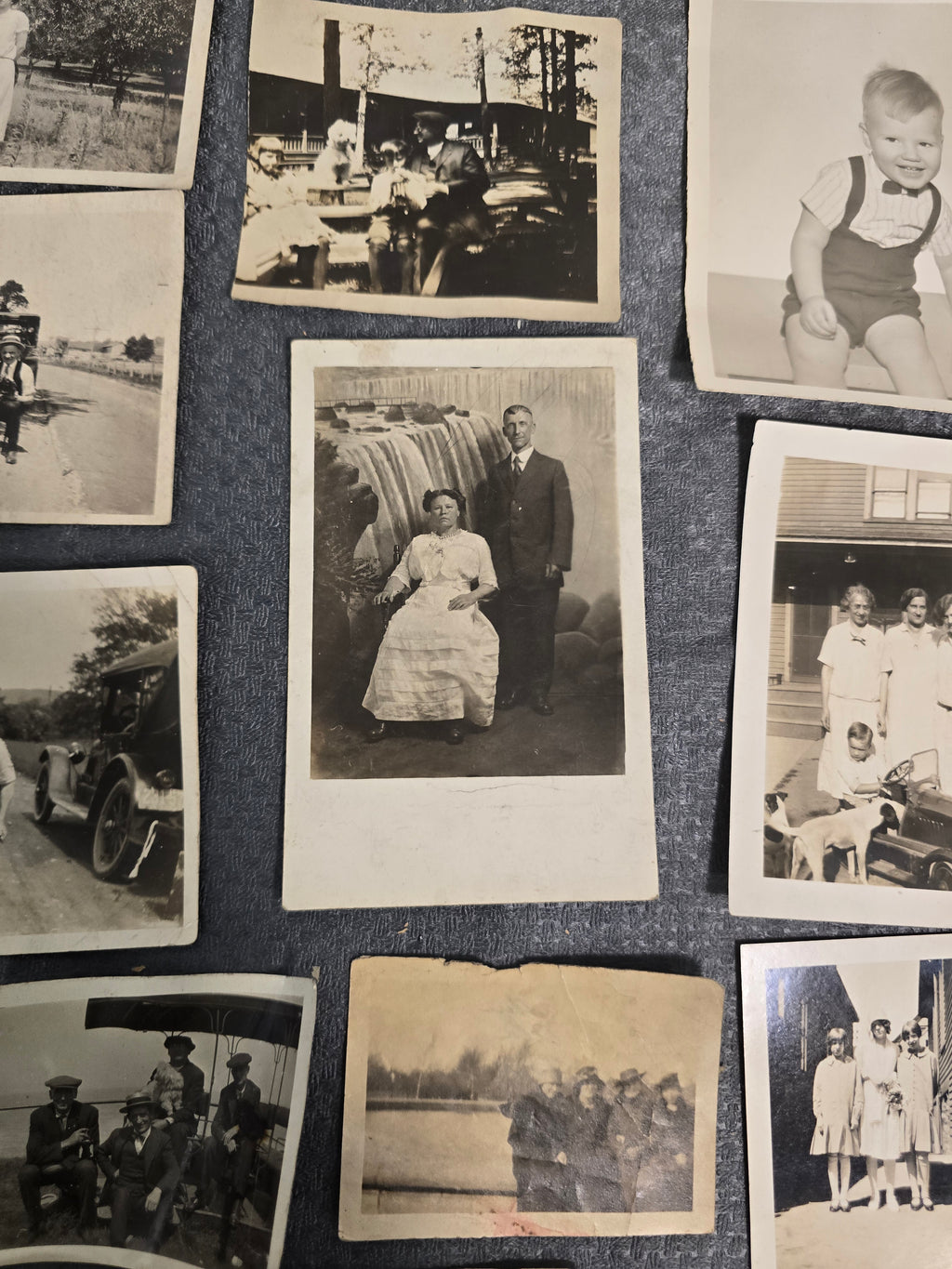 Lot of 22 Vintage Black & White Family Photographs Portraits Baby Photos Snapshots 1920s-1950s