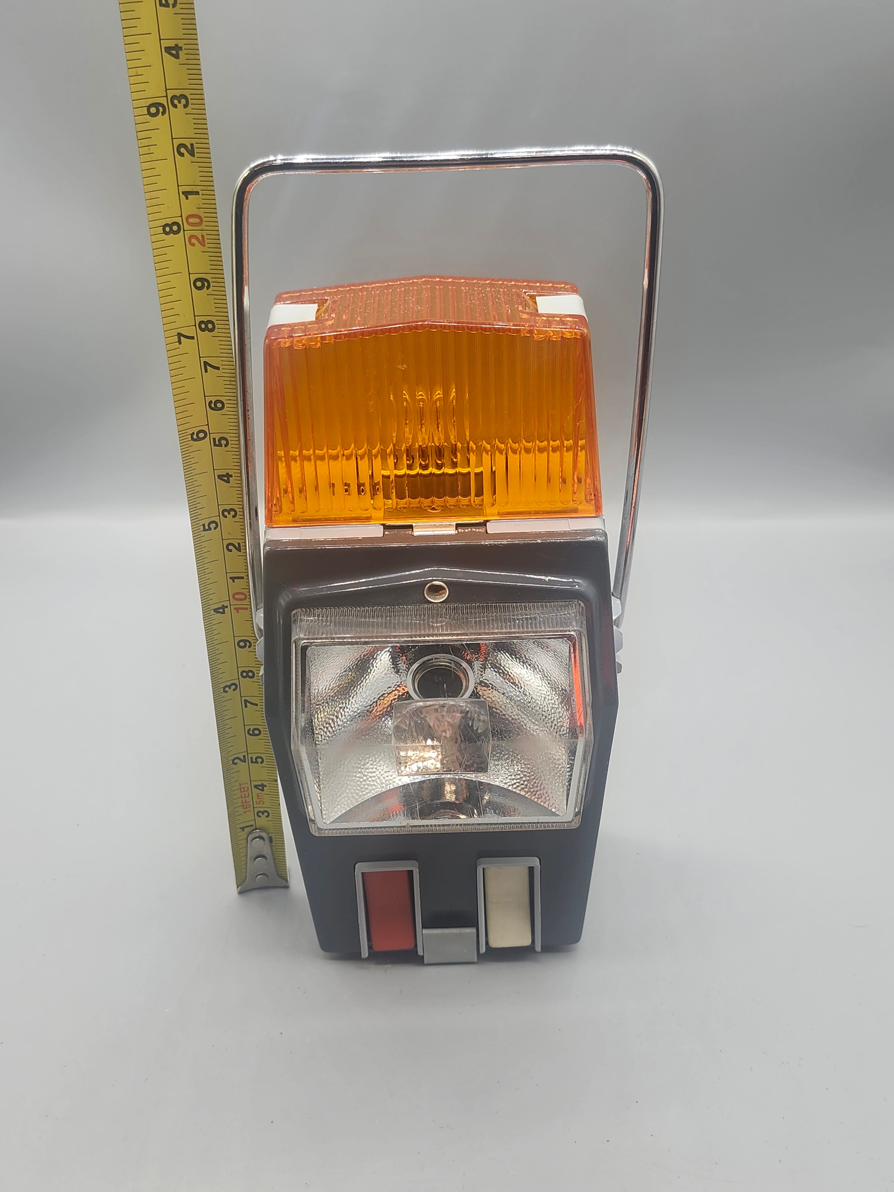 Vintage Leclanché Made in Italy Lantern Flashlight Camping Emergency Light