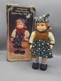 Vintage Price Products Bisque Porcelain Alpine Girl Doll 11" w/ Box