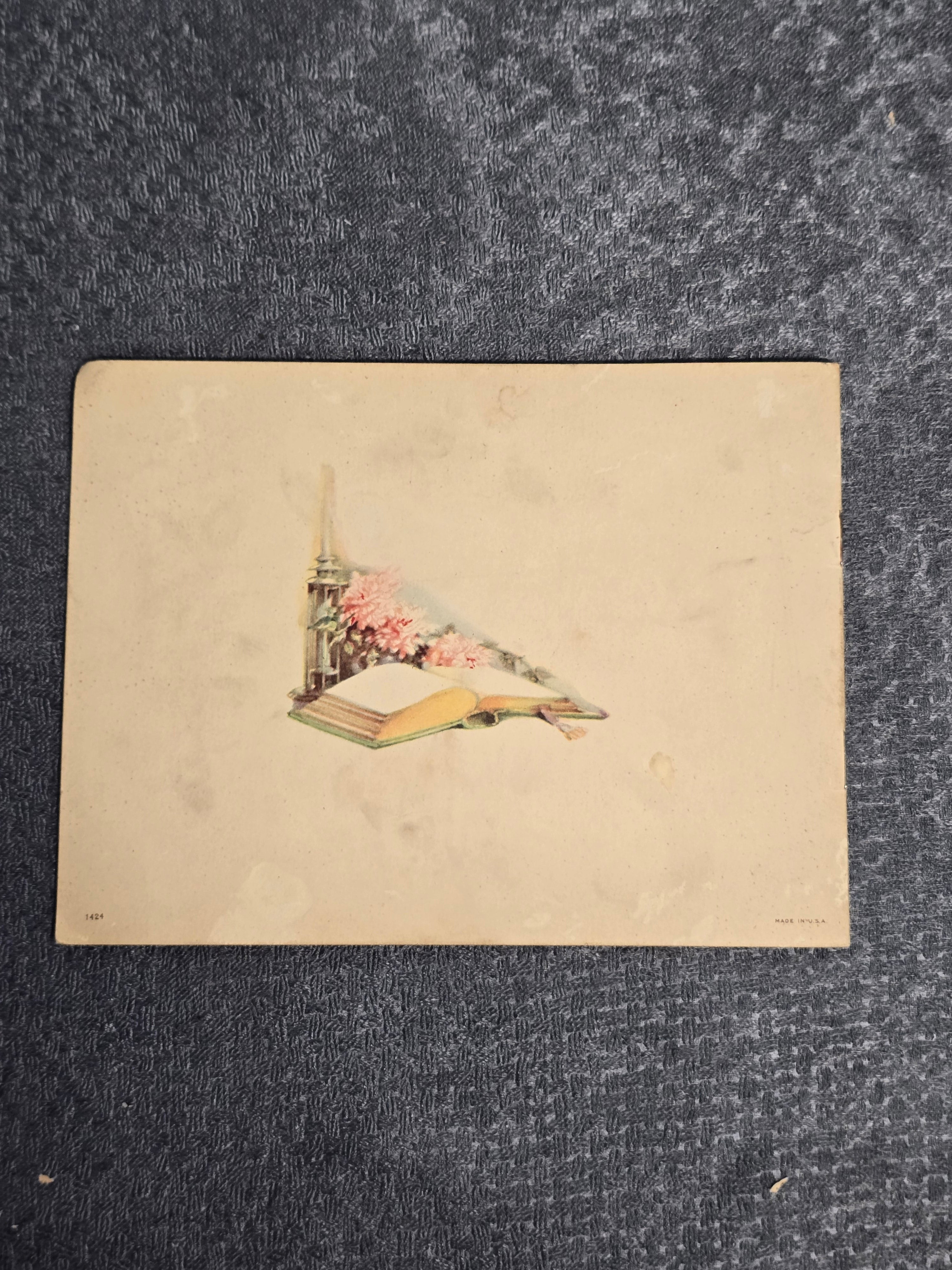 Vintage Children's Prayers Booklet 1942 Christ Lutheran Sunday School Religious Book