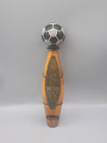 Vintage Moscow 1980 Olympics Wooden Whistle USSR Soccer Ball Olympic Souvenir