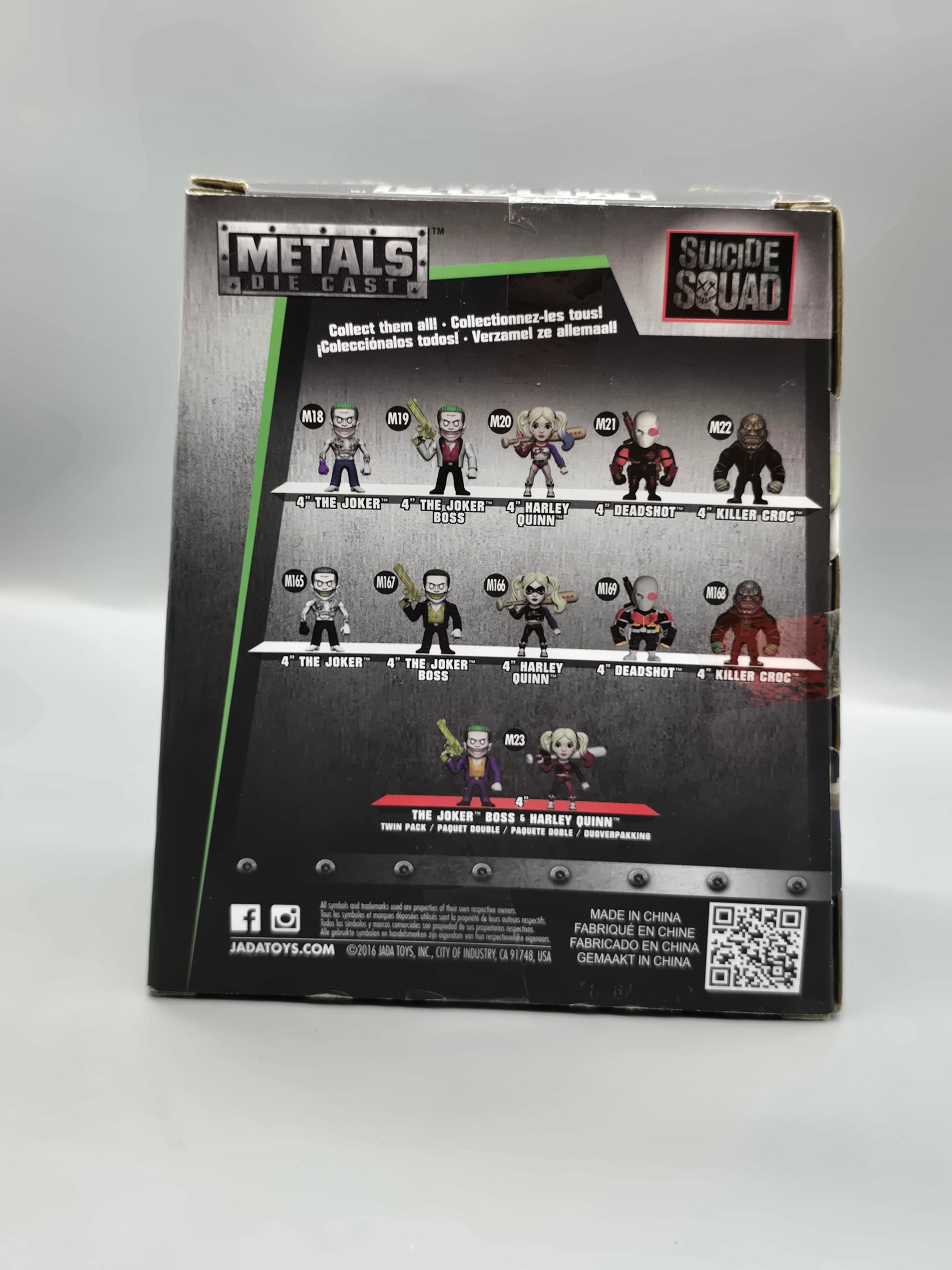Jada Metals Die Cast Harley Quinn M166 Suicide Squad 4" Figure w/ Box DC Comics