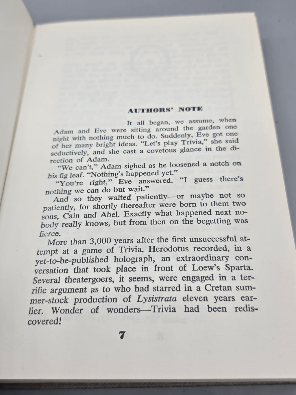 1966 Trivia & More Trivia by Carlinsky & Goodgold Vintage Nostalgia Book
