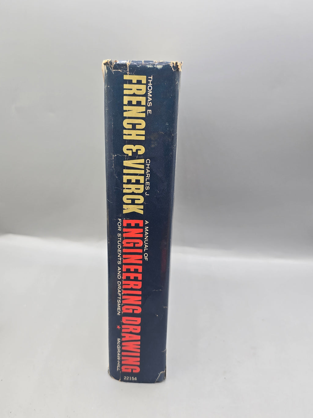 1960 A Manual of Engineering Drawing 9th Edition French & Vierck Hc Book