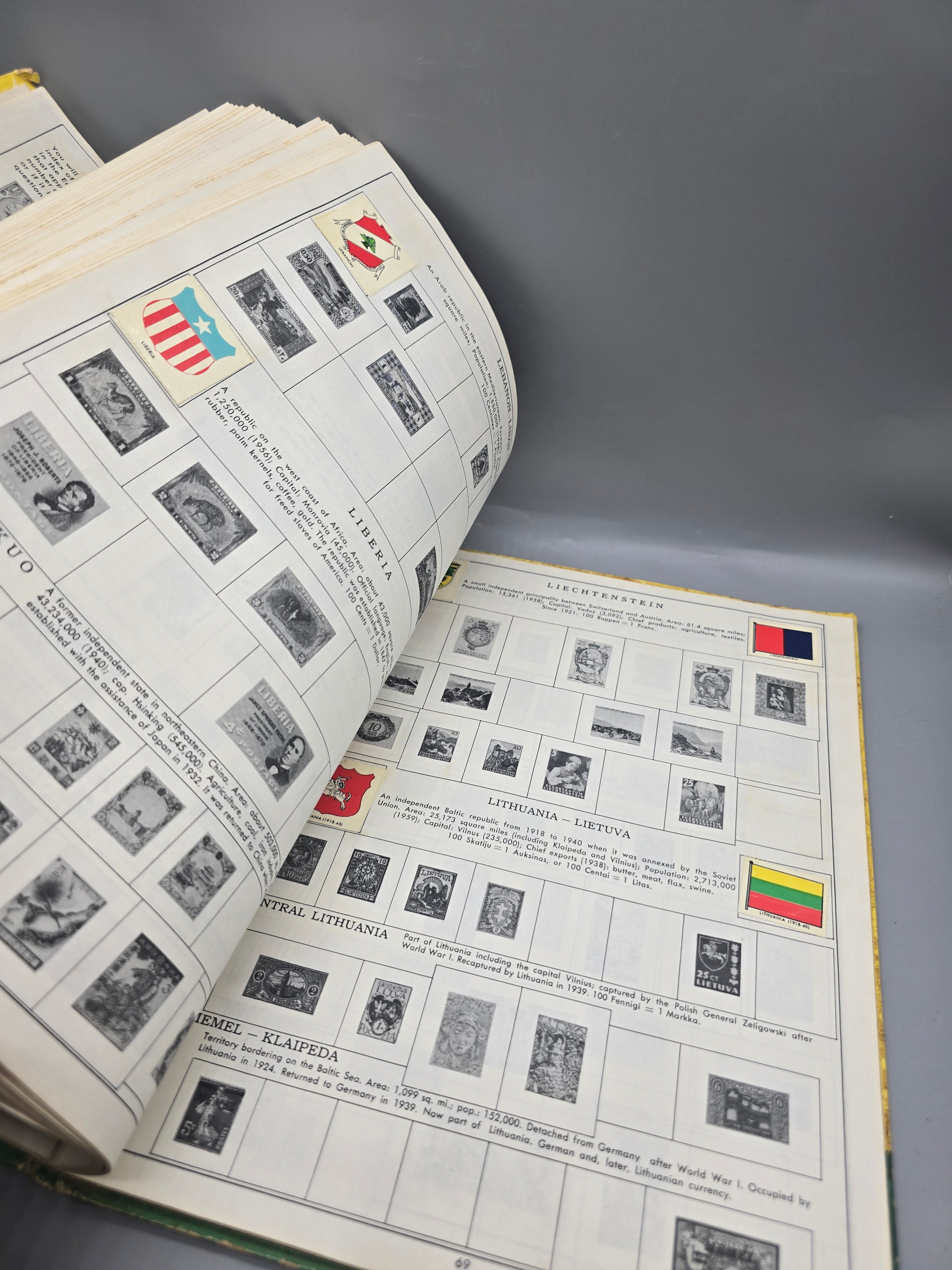 1962 My First Stamp Album Minkus Publications Vintage Stamp Collector Book
