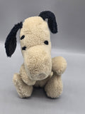 Vintage 1958 Determined Productions Snoopy Plush Peanuts Stuffed Dog 6" Charles M. Schulz