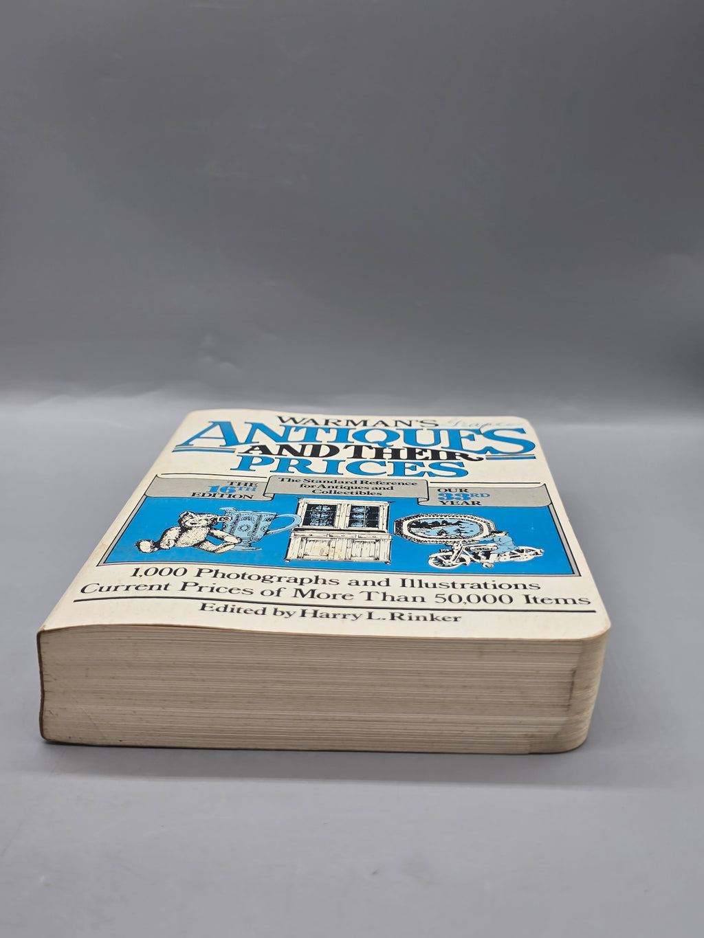1982 Warman’s Antiques and Their Prices 16th Edition Harry L. Rinker