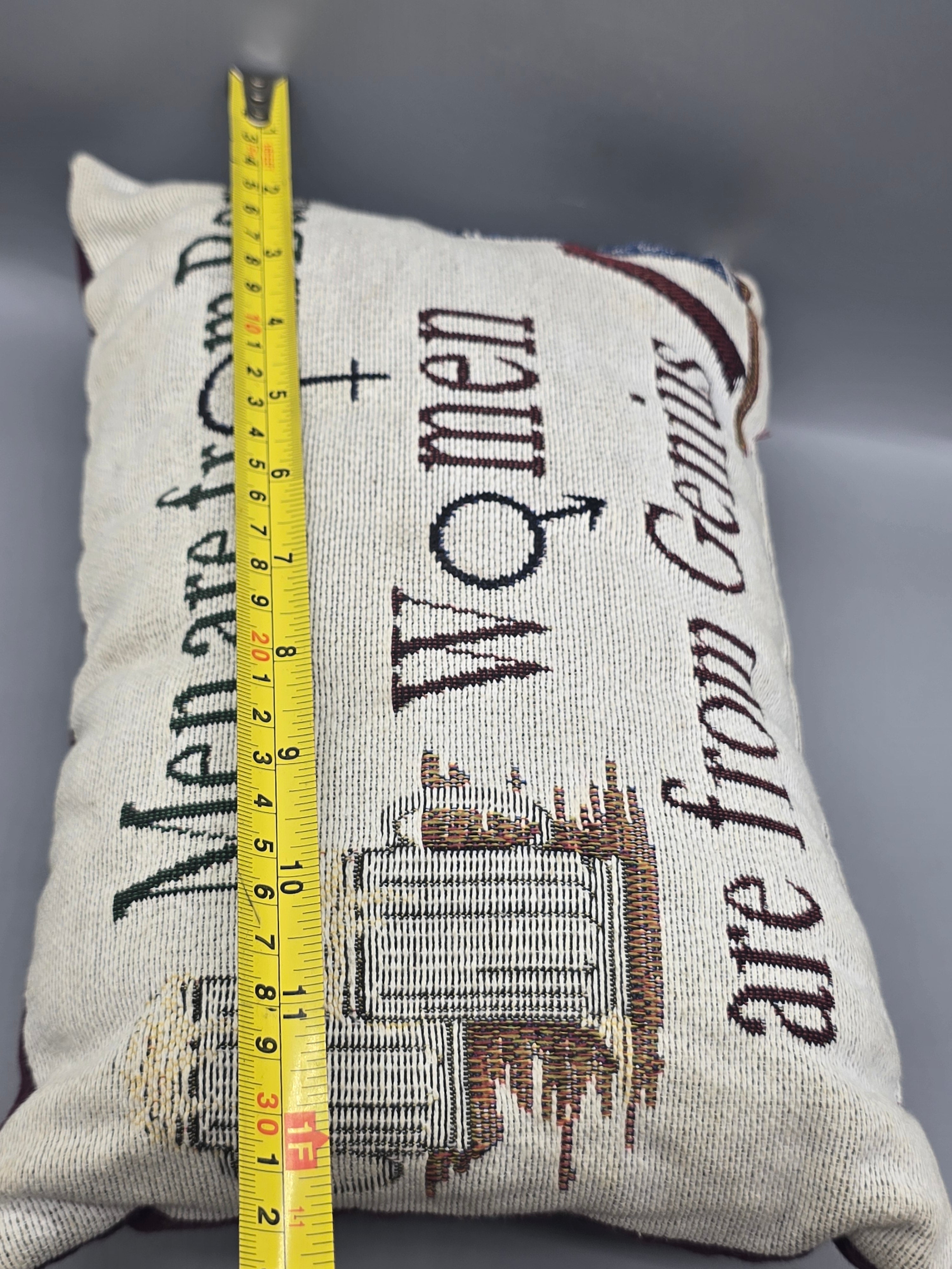 The Rug Barn Men Are From Bars Women Are From Genius 12" Woven Decorative Throw Pillow USA