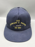 Vintage USS Leonard F. Mason DD-852 Navy Mesh Snapback Trucker Hat USA
