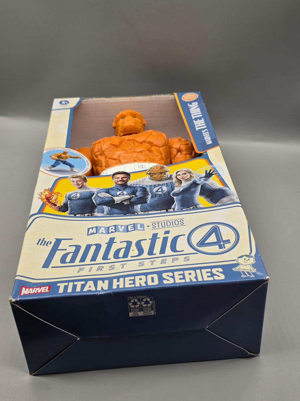 Marvel Studios Fantastic Four First Steps Titan Hero Series The Thing Figure w/ Box – Read