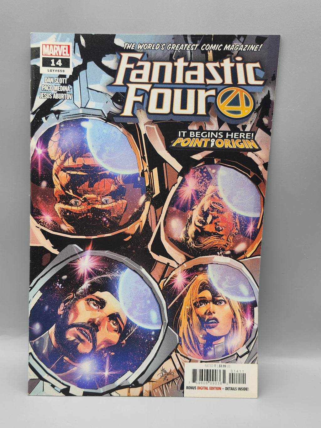 Fantastic Four #14 Legacy #659 Point of Origin Marvel Comics 2019
