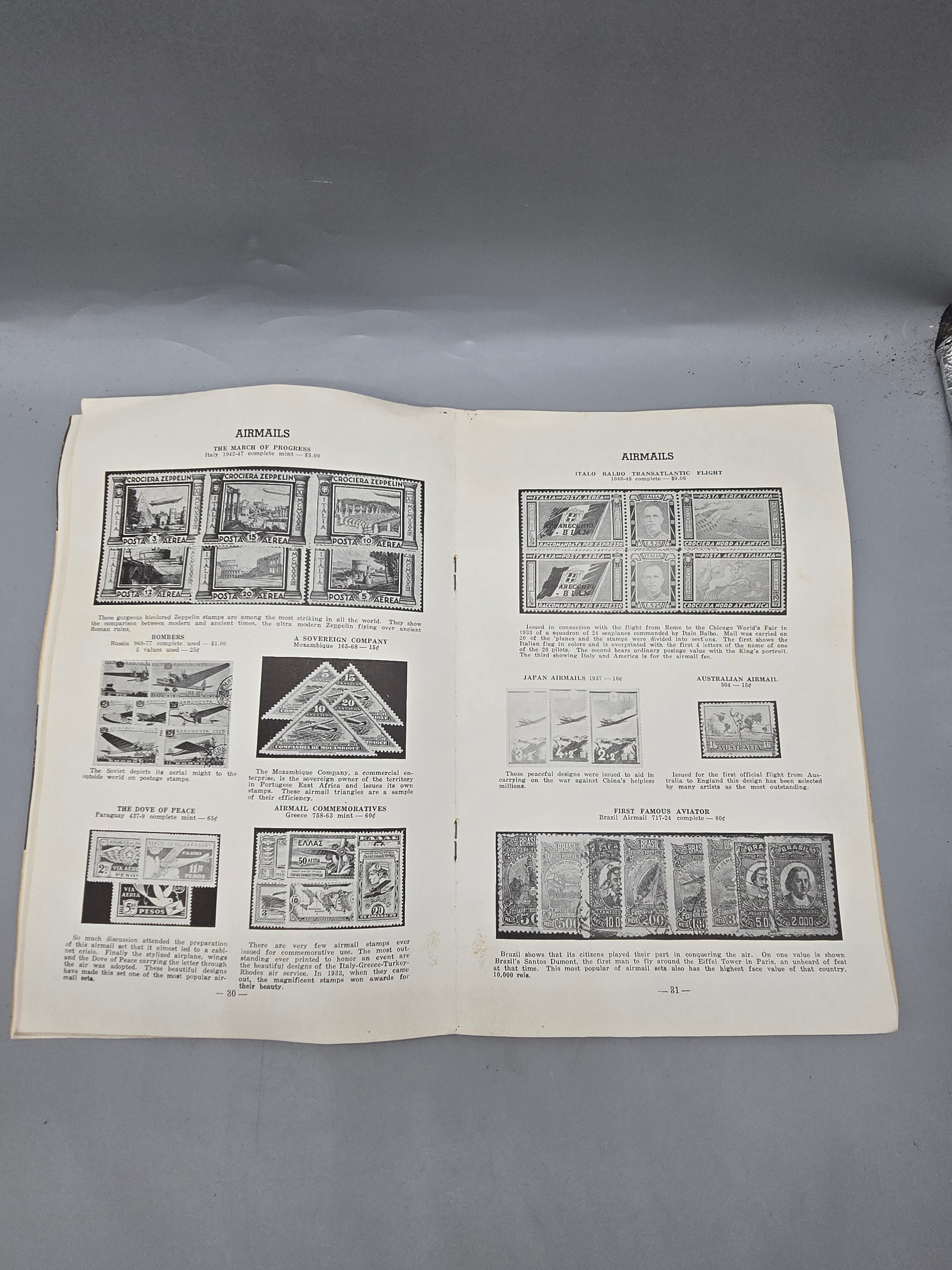 1939 Globus Stamp Co. “Famous Stamps and Their Stories” Vintage Booklet