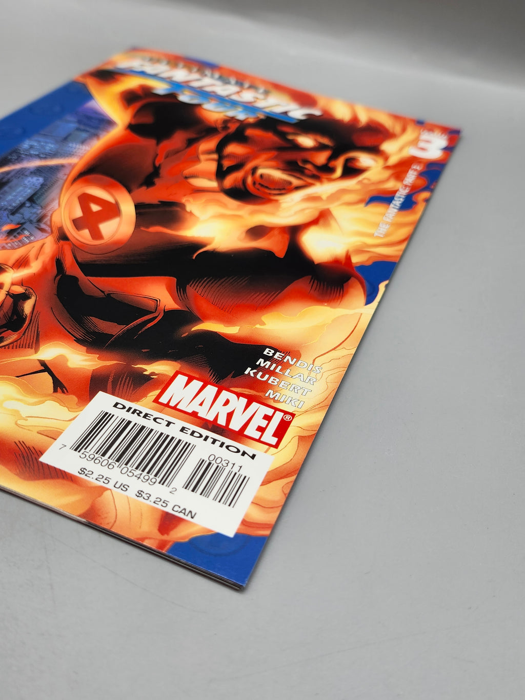 Ultimate Fantastic Four #3 (2004) Marvel Comics – Human Torch Cover