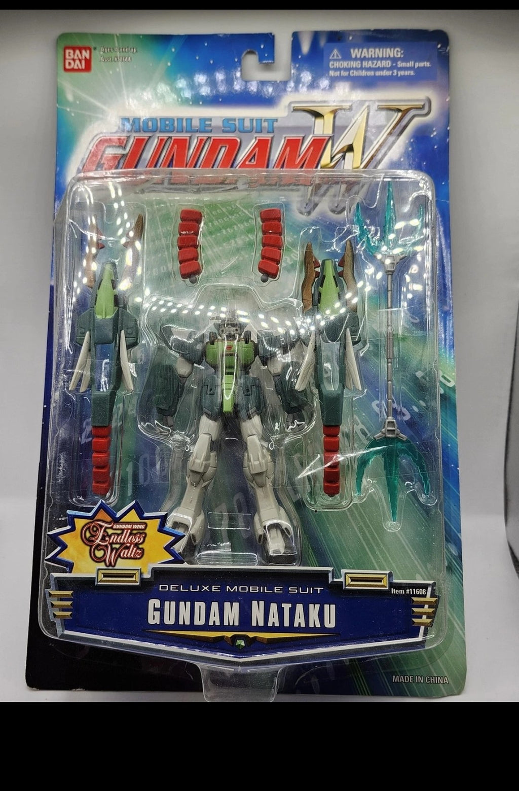 Vintage Bandai Gundam Wing Endless Waltz Gundam Nataku Deluxe Action Figure