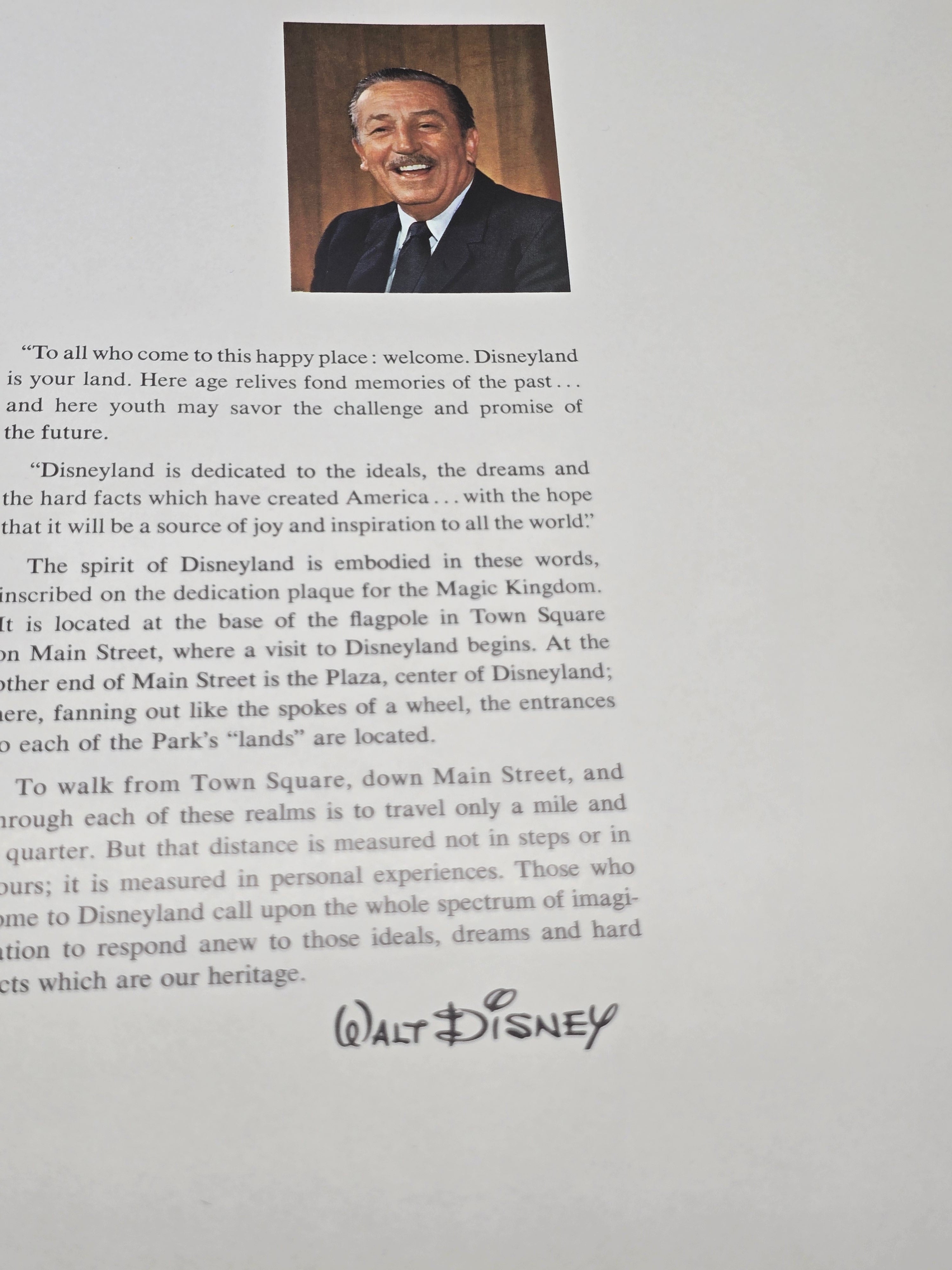 Walt Disney's Disneyland Hardcover Souvenir Book 1964 (MCMLXIV) Vintage Photo Album