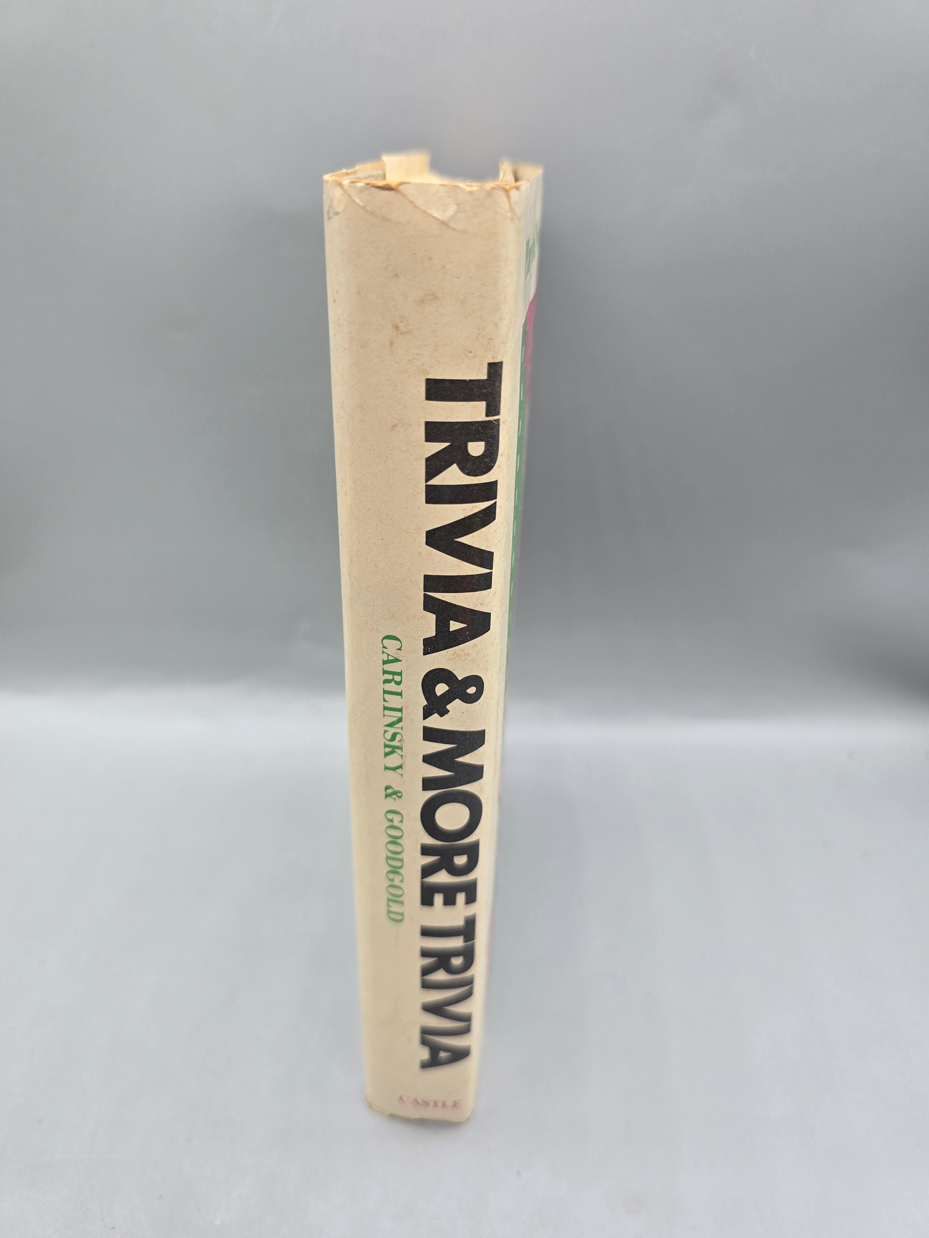1966 Trivia & More Trivia by Carlinsky & Goodgold Vintage Nostalgia Book