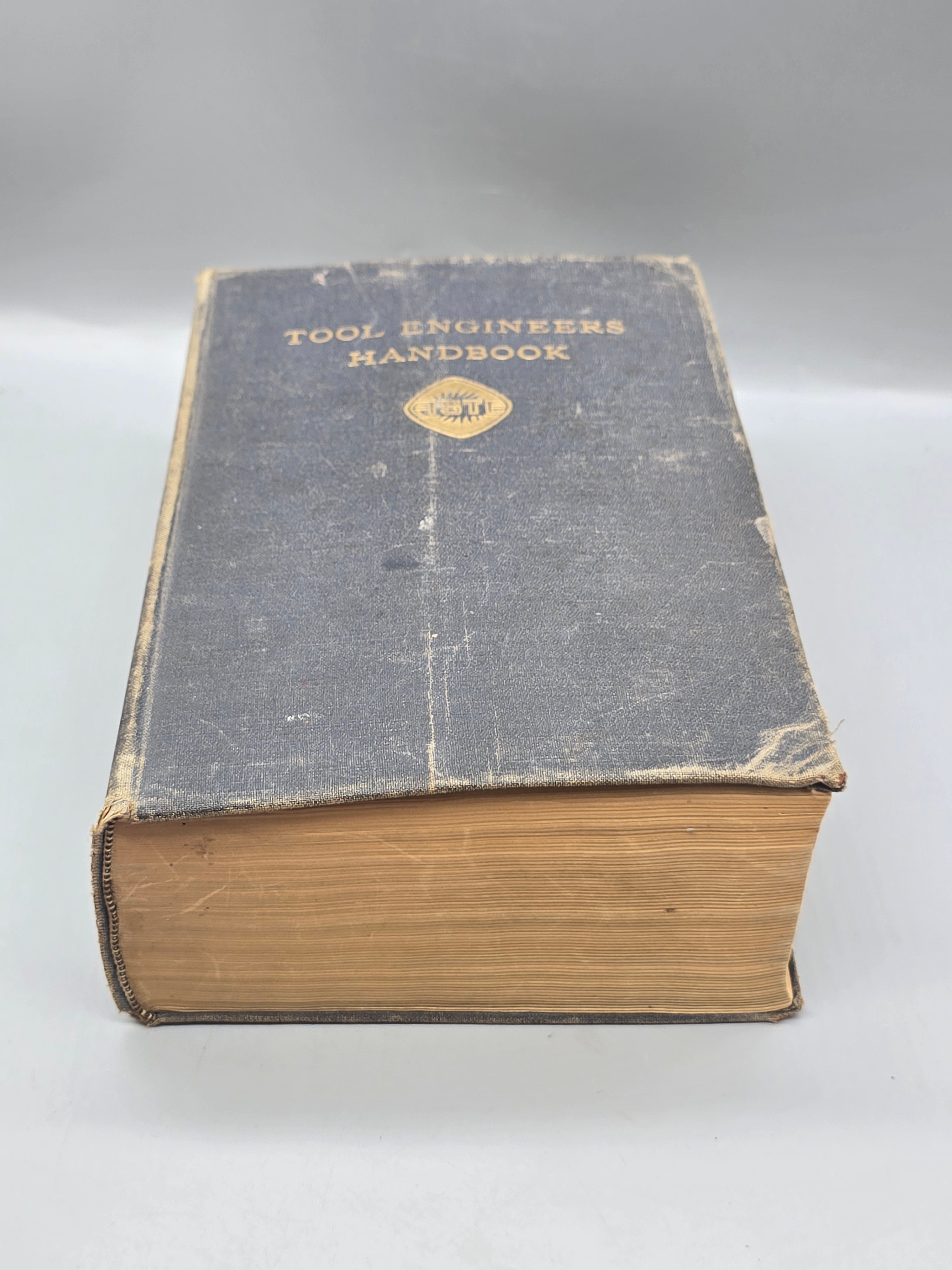 Vintage 1949 Tool Engineers Handbook – First Edition First Printing ASTE