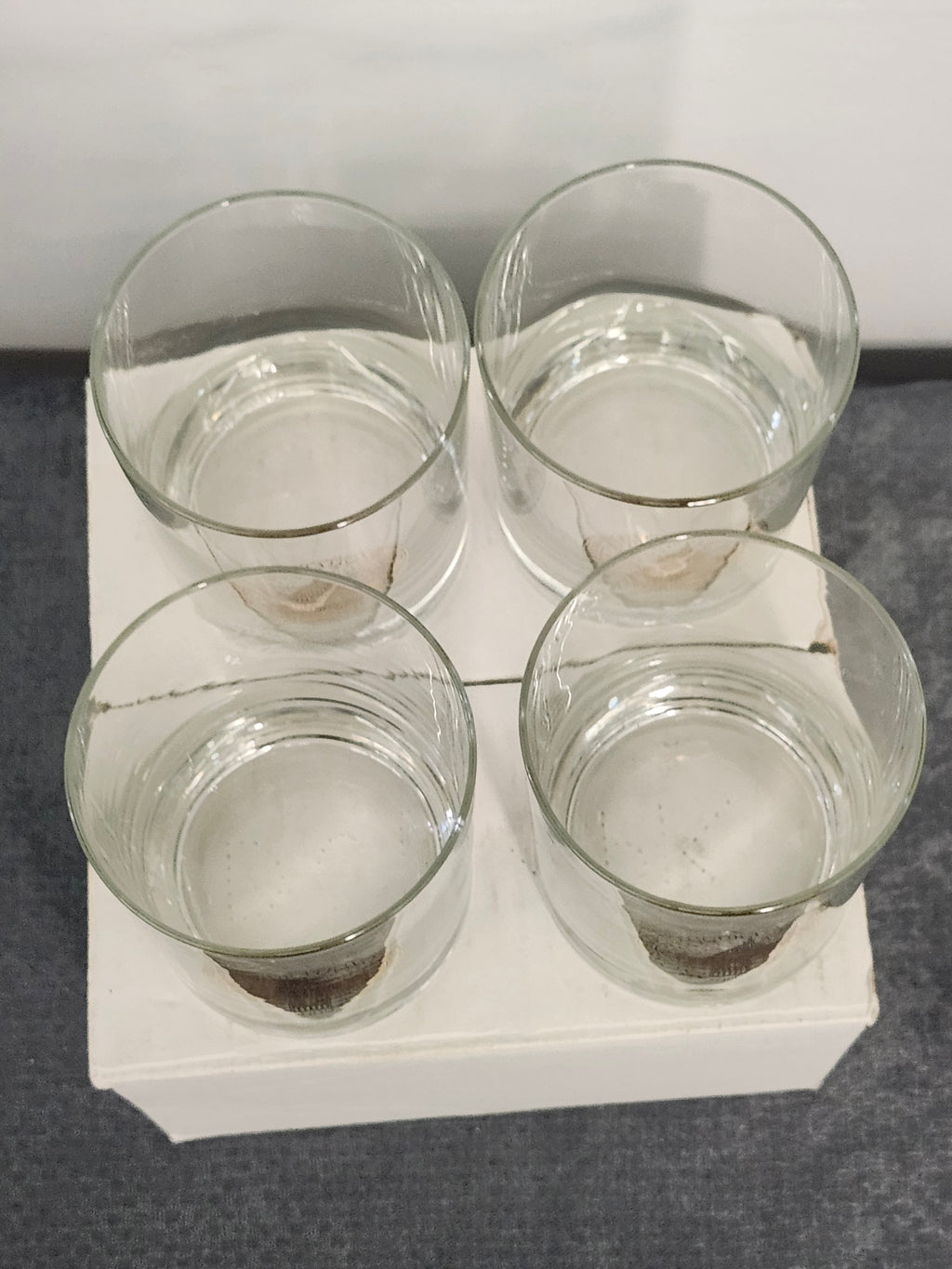 Set of 4 Obama Biden 2009 Inauguration Rocks Glasses Tumblers