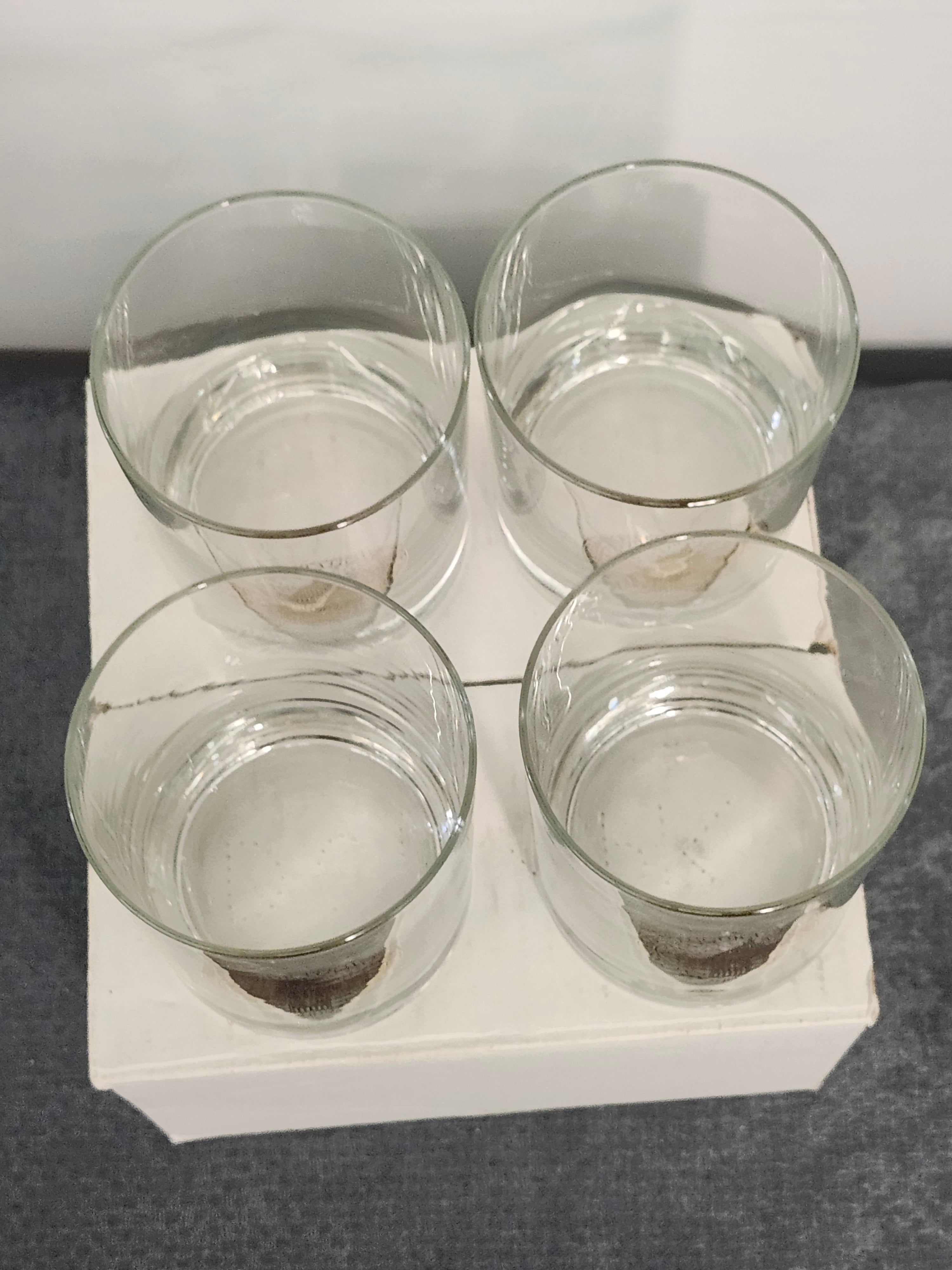 Set of 4 Obama Biden 2009 Inauguration Rocks Glasses Tumblers