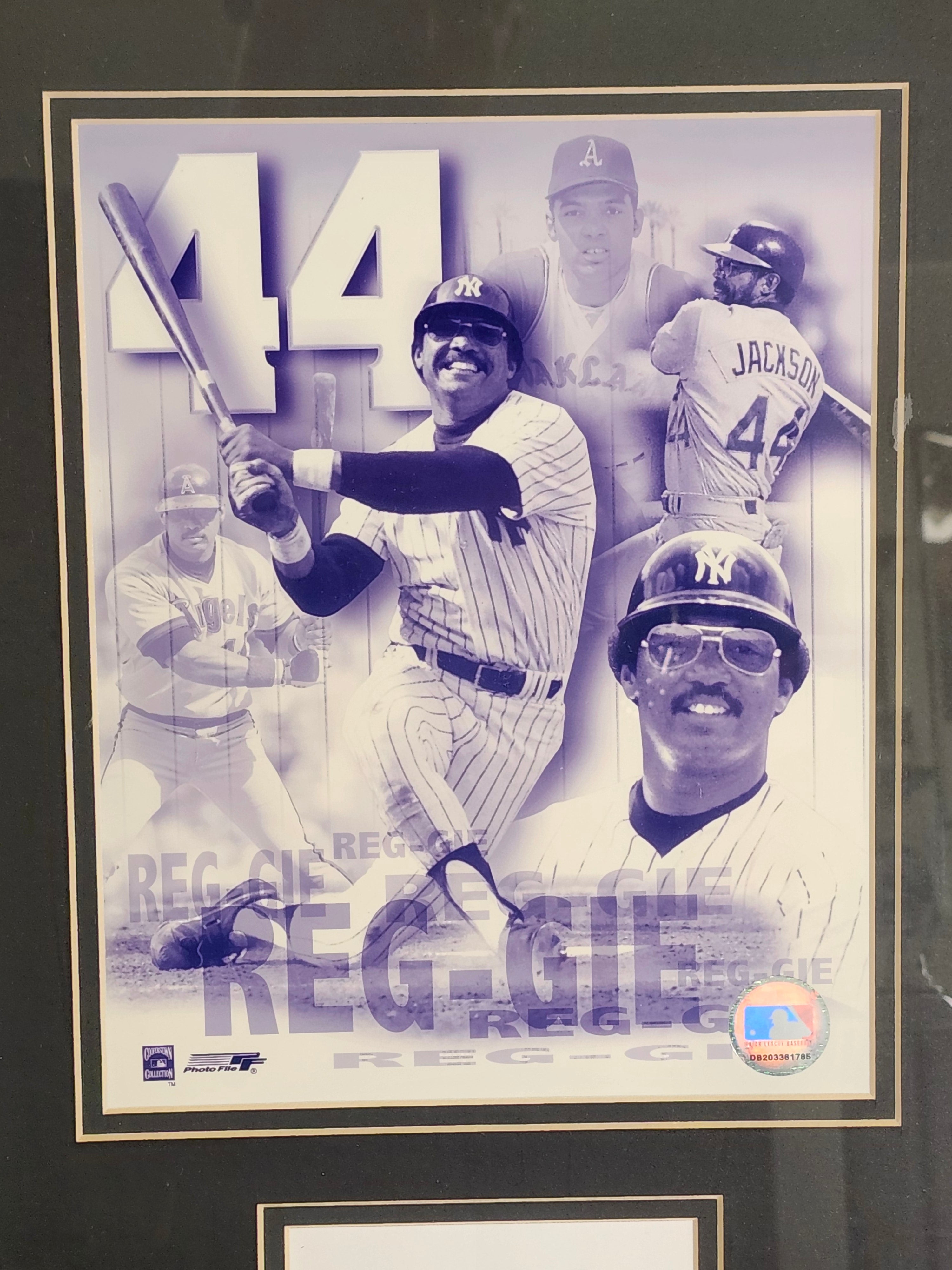 Reggie Jackson #44 New York Yankees MLB Framed Photo Collage 16x20