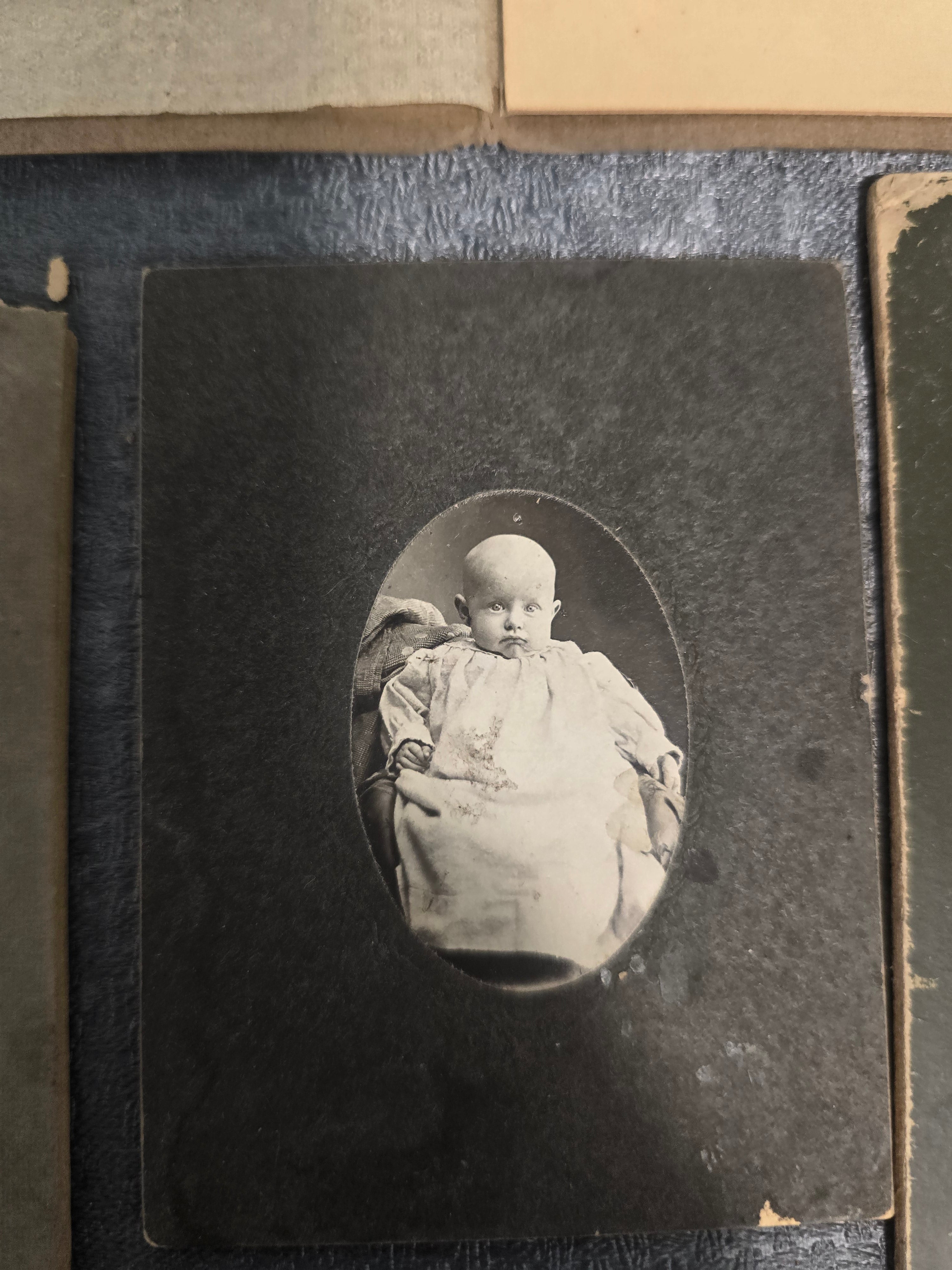 Lot of 7 Antique Cabinet Cards & Portrait Photographs Buffalo NY Family Studio Photos