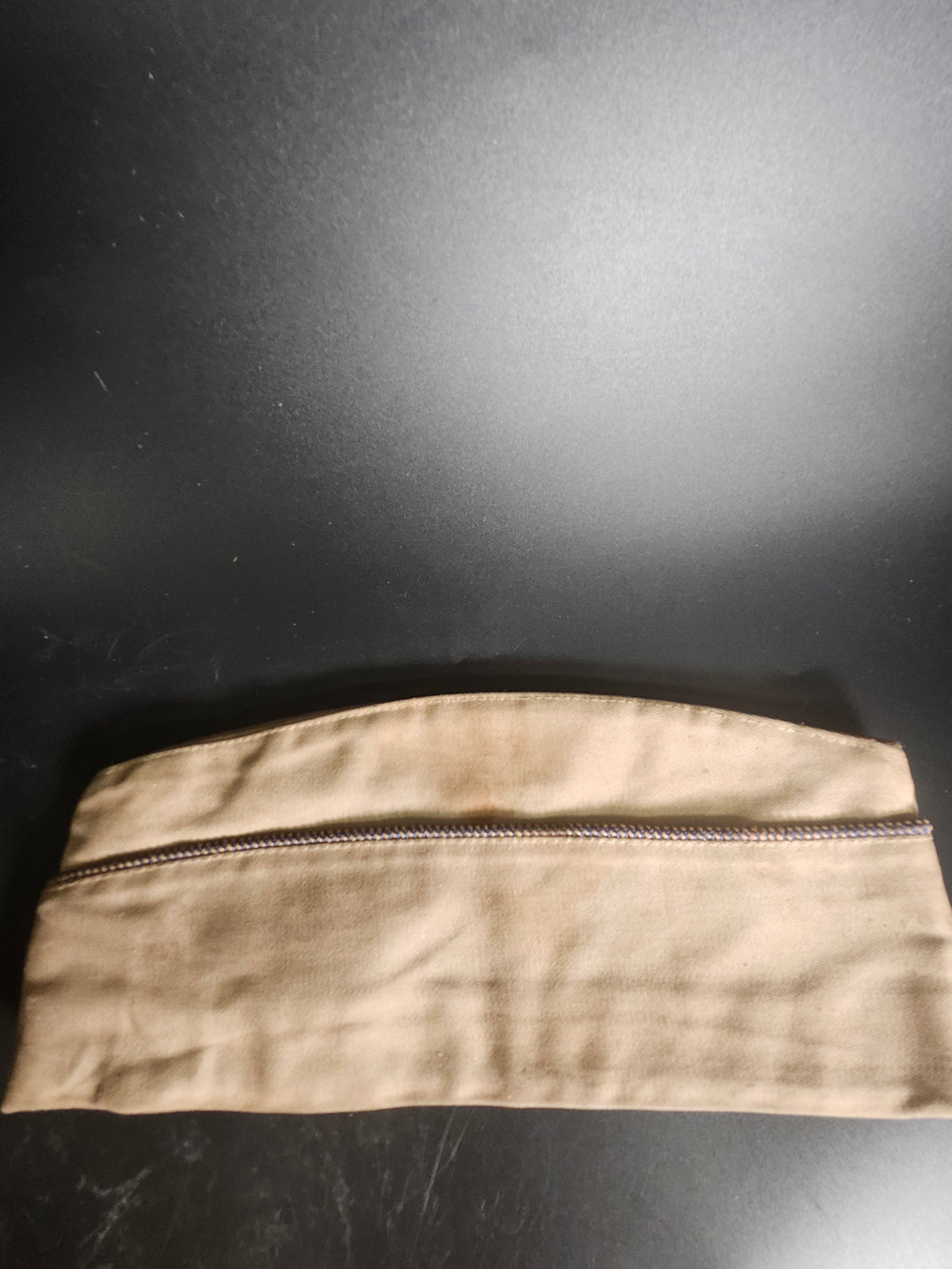 Vintage US Military Overseas Garrison Cap Lot of 4 Khaki Cotton WWII Korea Era
