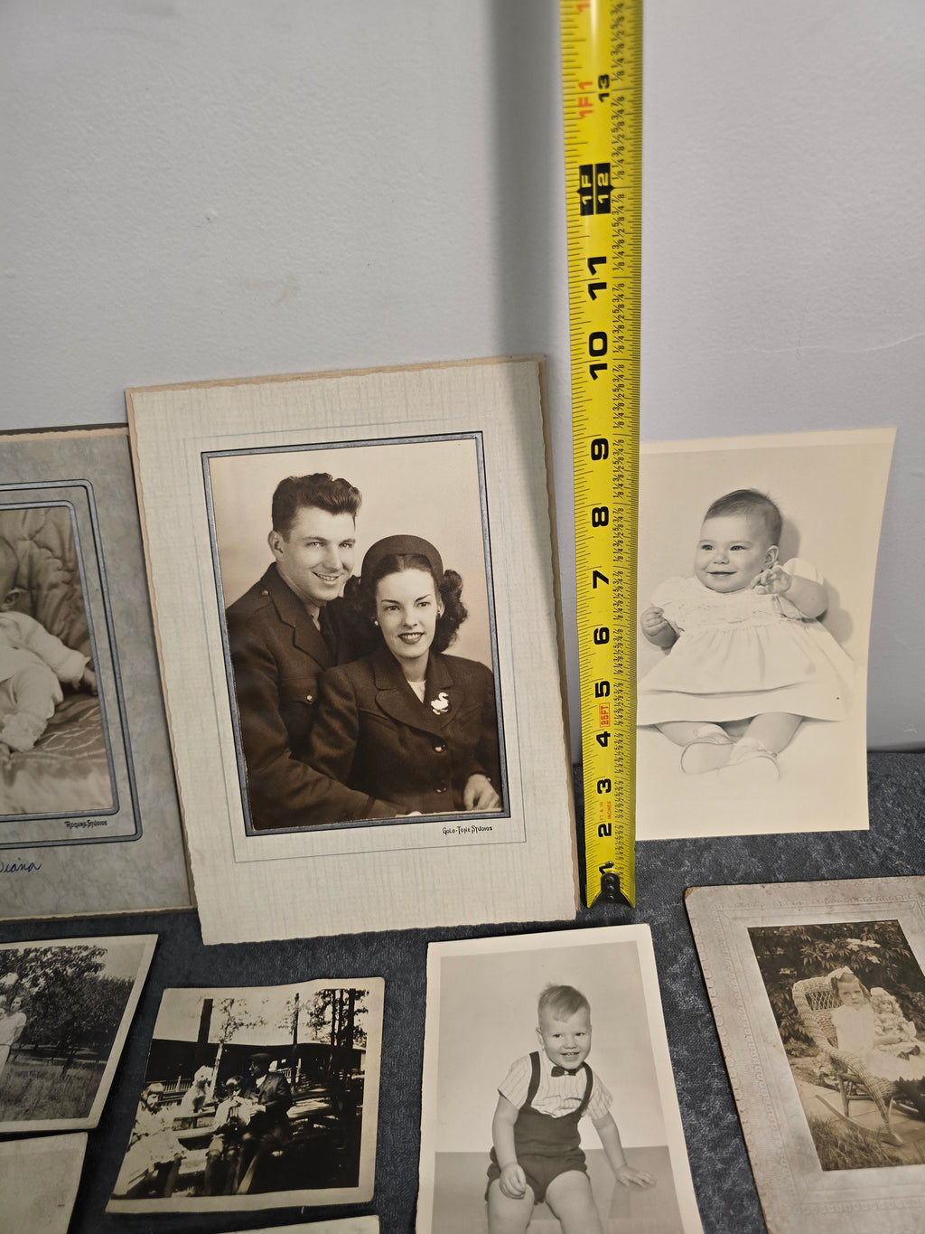 Lot of 22 Vintage Black & White Family Photographs Portraits Baby Photos Snapshots 1920s-1950s