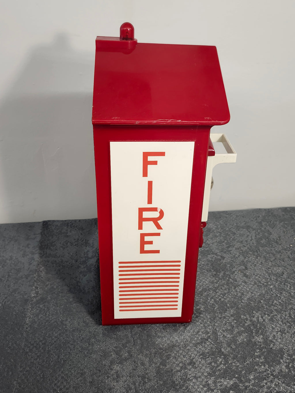 Randix FB-911 Emergency Fire Wall Telephone Phone Box Vintage Red untested