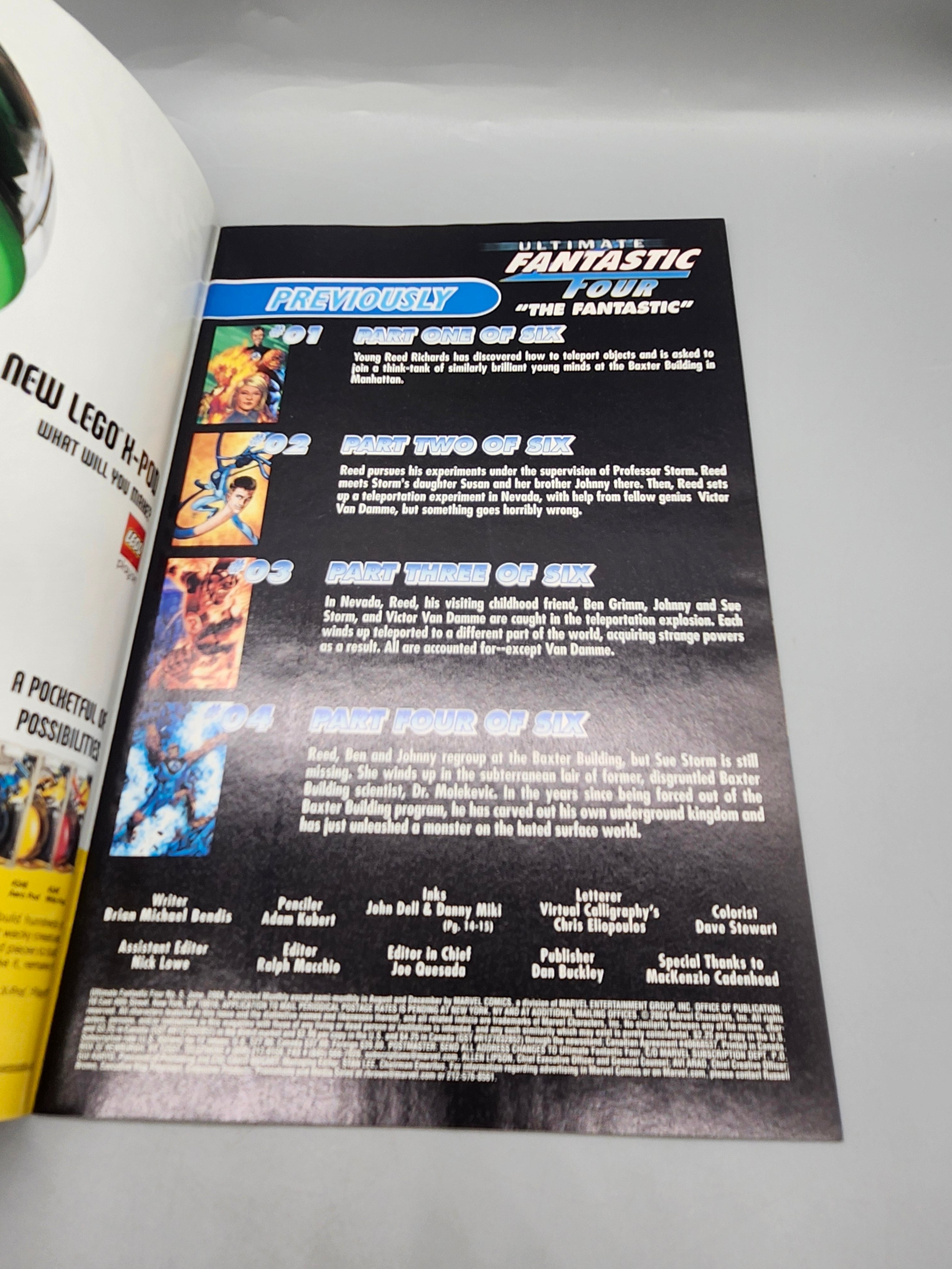Ultimate Fantastic Four #5 (2004) Marvel Comics – The Fantastic Part 5