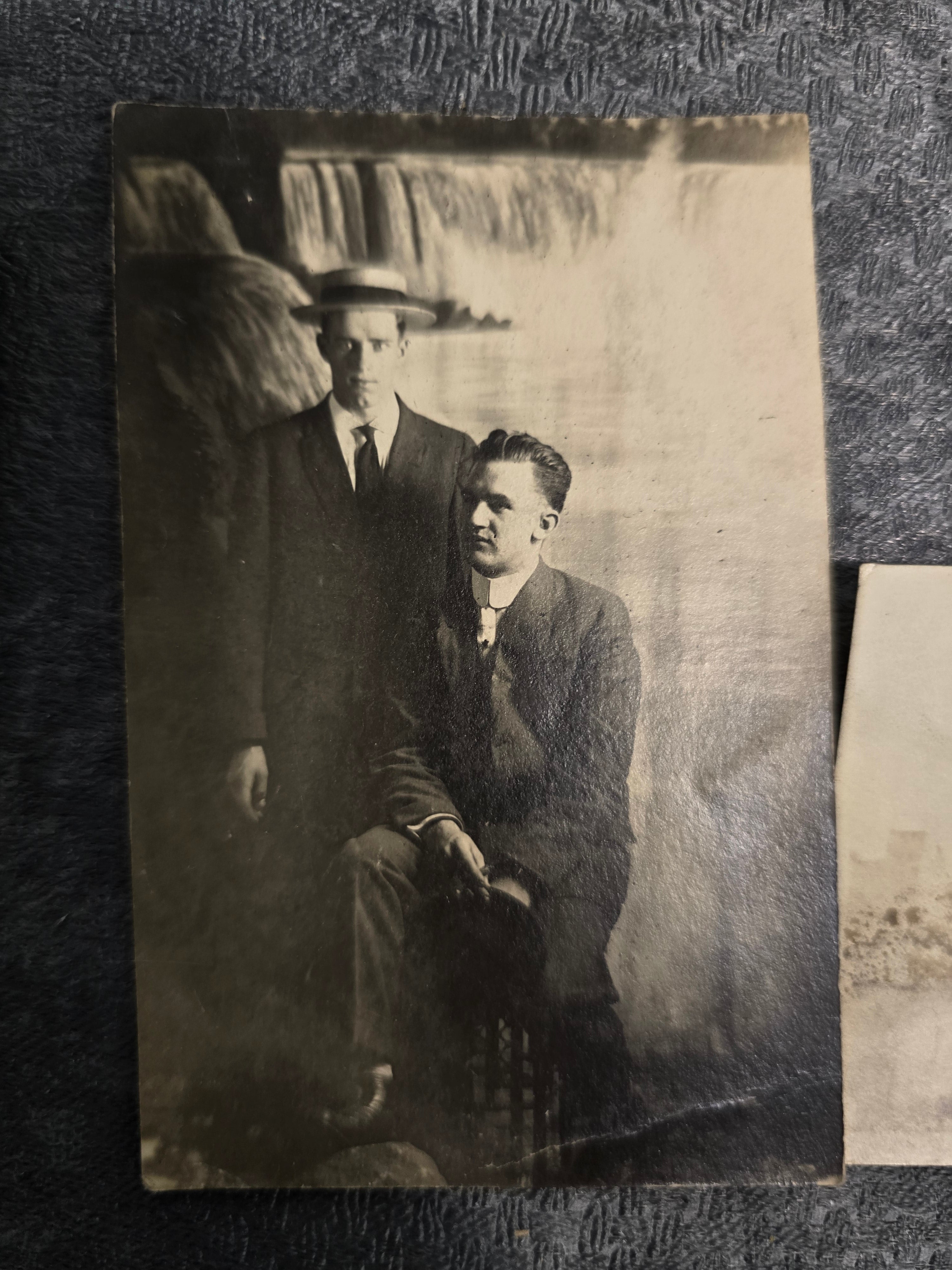Vintage Antique Black & White Snapshot Photo Lot 25+ Original Family Photos Navy Niagara Falls Early 1900s