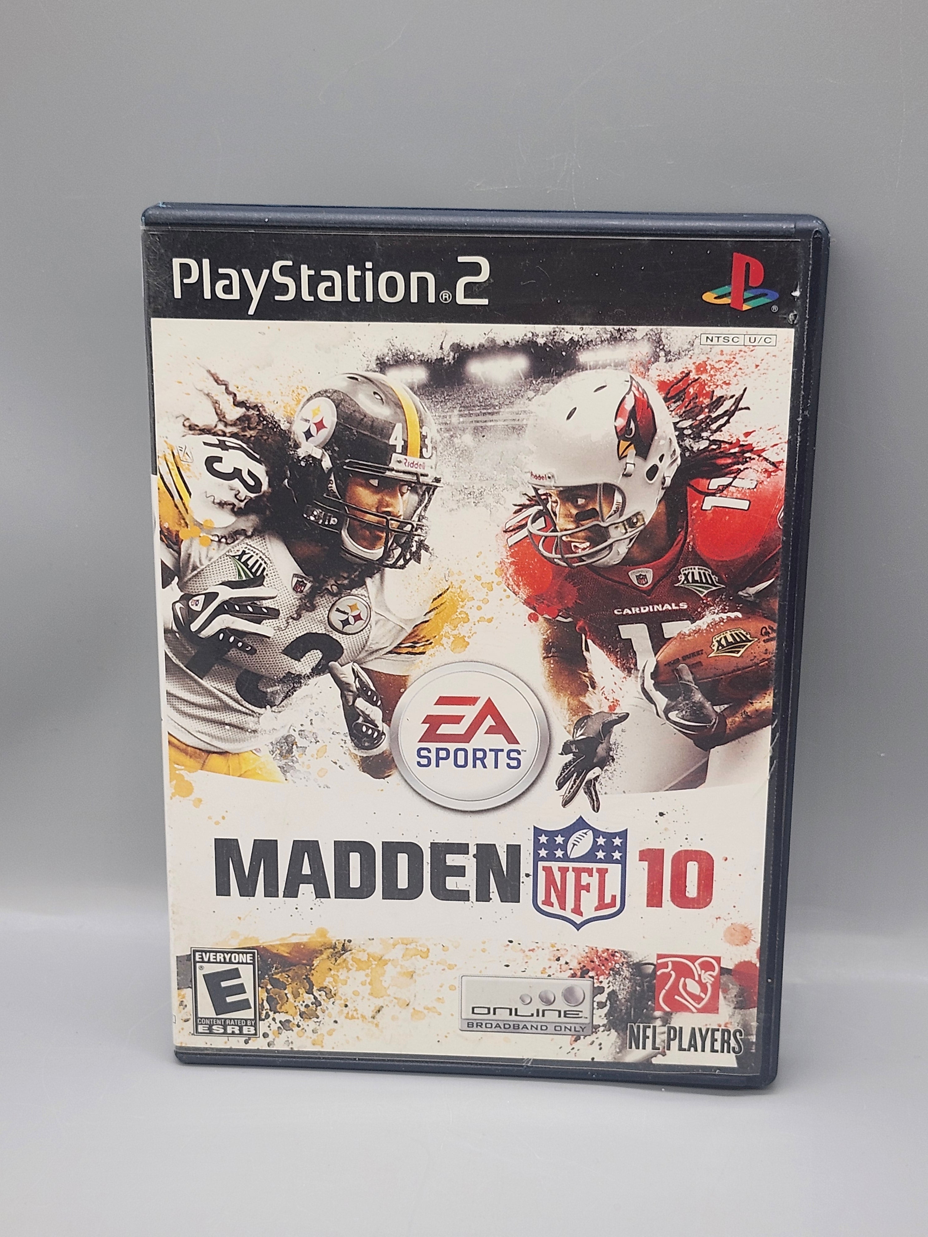 Madden NFL 10 Sony PlayStation 2 PS2 Complete CIB Tested Football Game